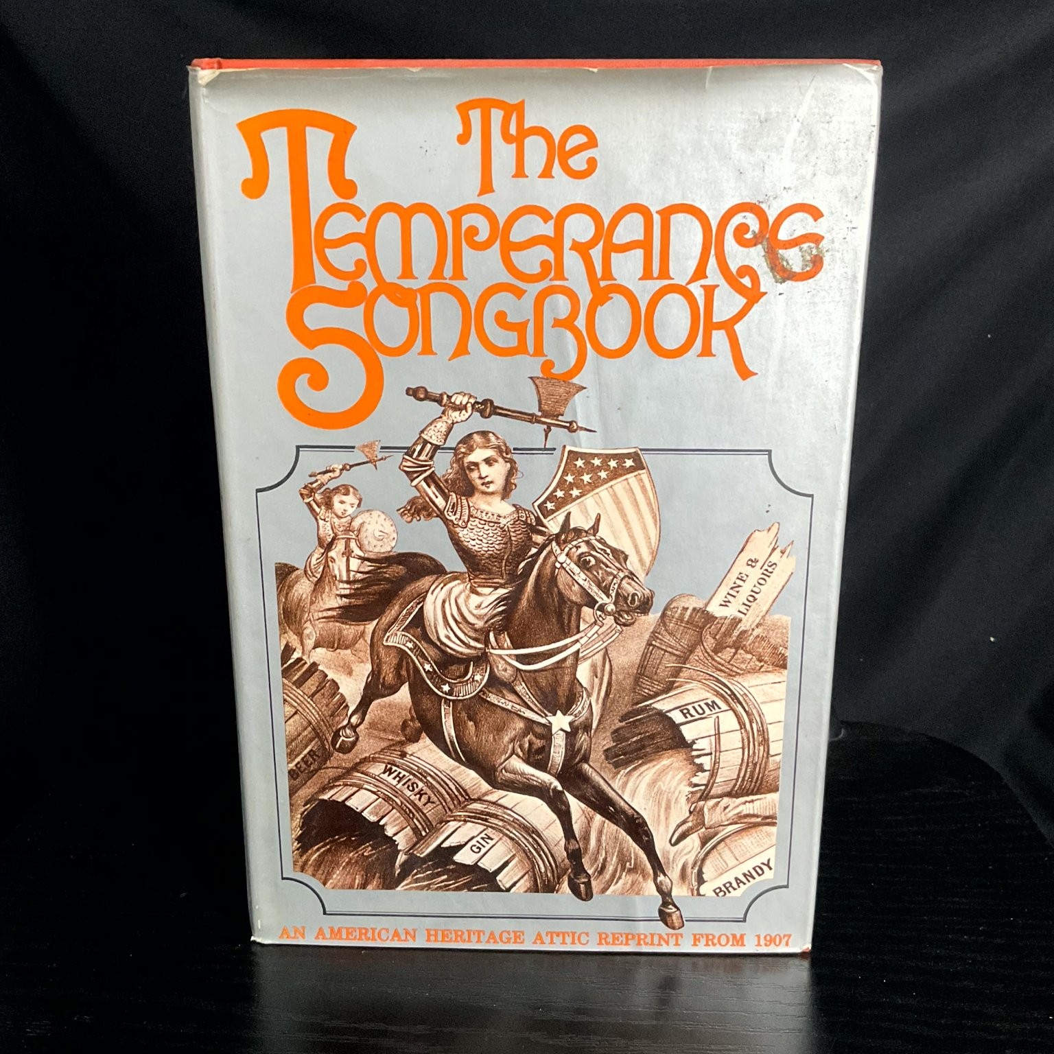 The Temperance Songbook Emmet G. Coleman 1971 Reprint Illustrated Music History
