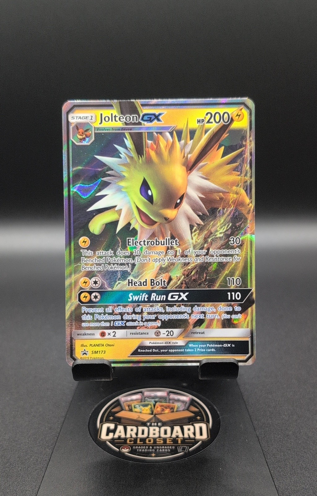 Jolteon GX SM173 Sm Holo Pokemon TCG near mint condition 