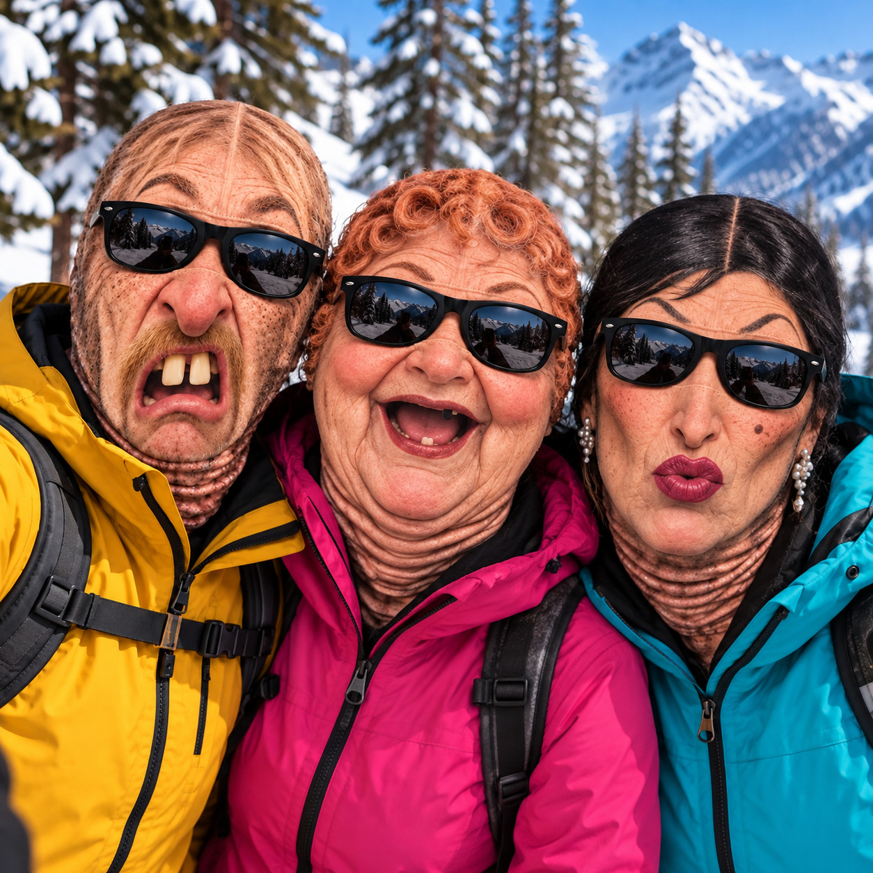 Custom Photo Funny Face Ski Mask, Personalized Balaclava for Ski Lovers