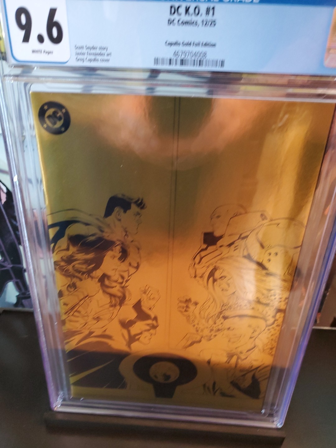  DC K.O. #1 Greg Capullo 1:1000 gold foil variant, blind bag. Super Rare New 