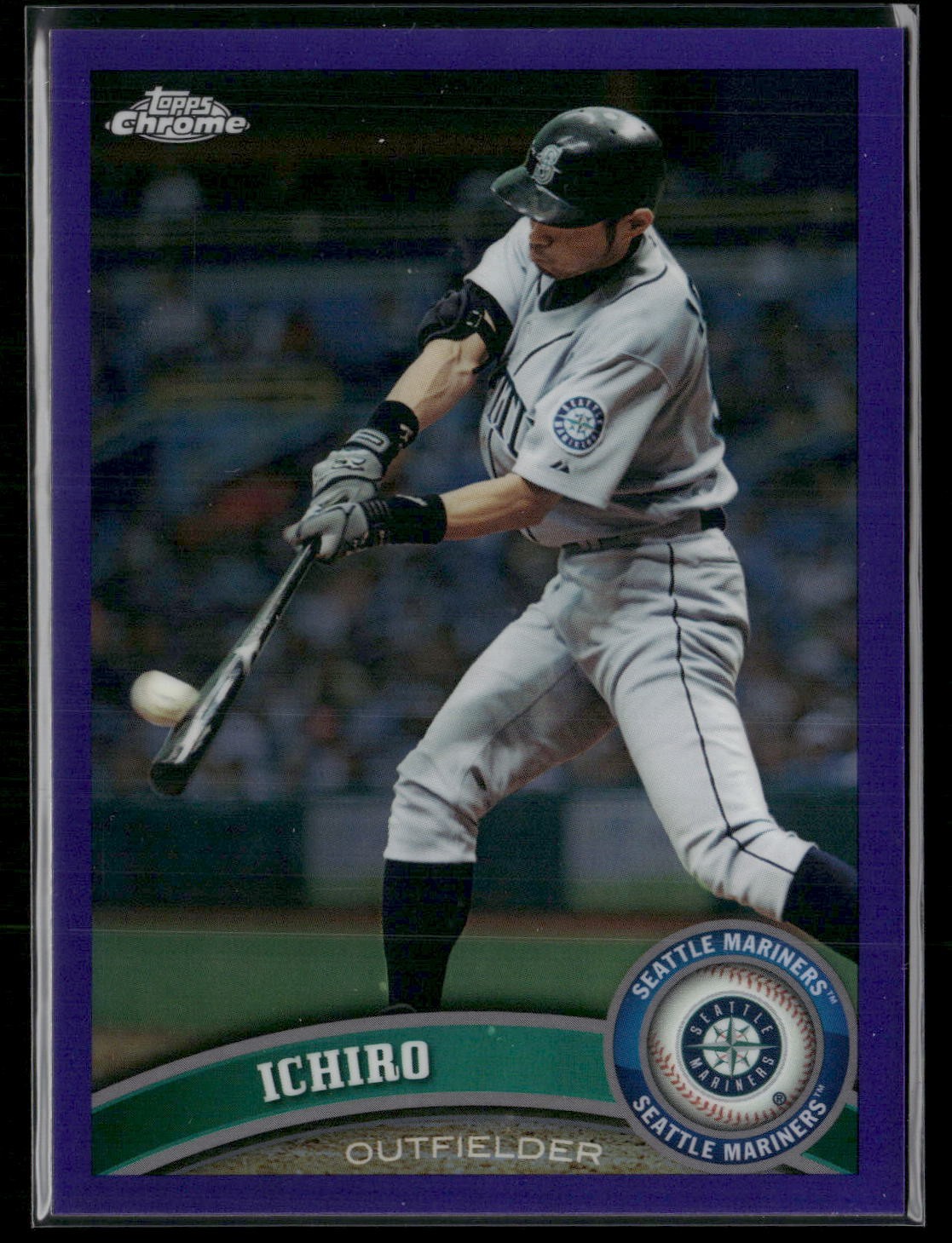 2011 Topps Chrome #50 Ichiro Suzuki Purple Refractors #/499 2011 Topps Chrome #50 Ichiro Suzuki Purple Refractors #/499
