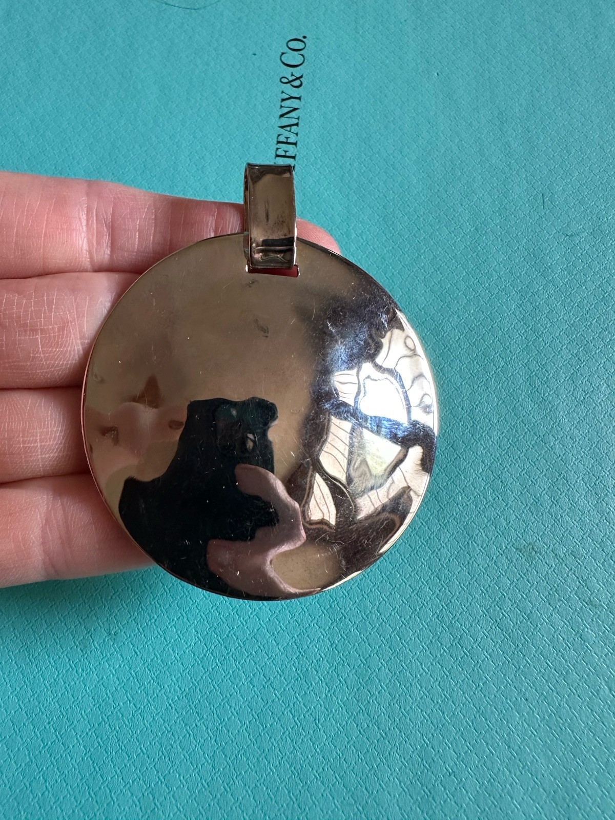 Vintage RLM Sterling Modernist Disc Pendant Vintage RLM Sterling Modernist Disc Pendant