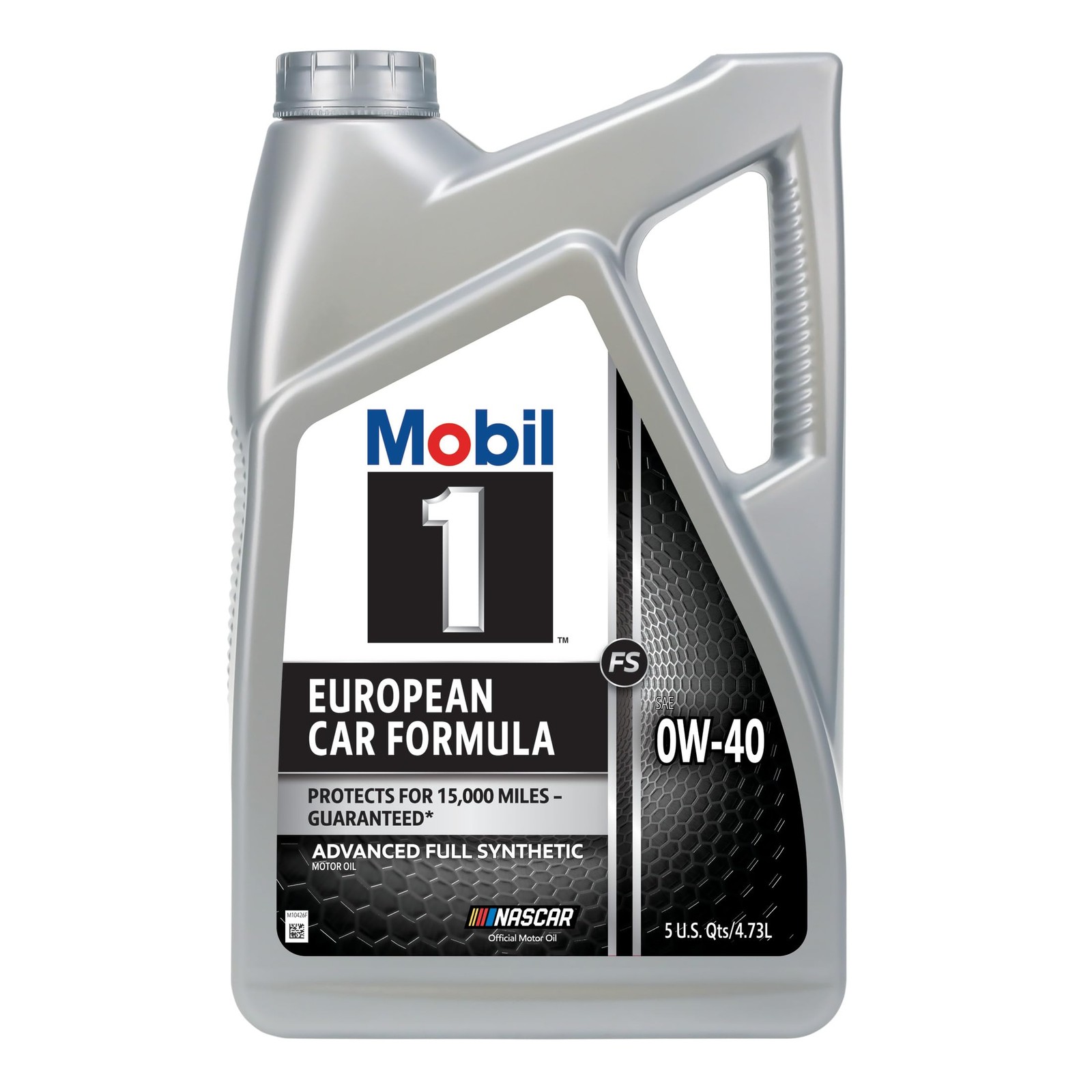 Mobil 1 FS European Car Formula Full Synthetic 5 Quart (Pack of 1), Gray