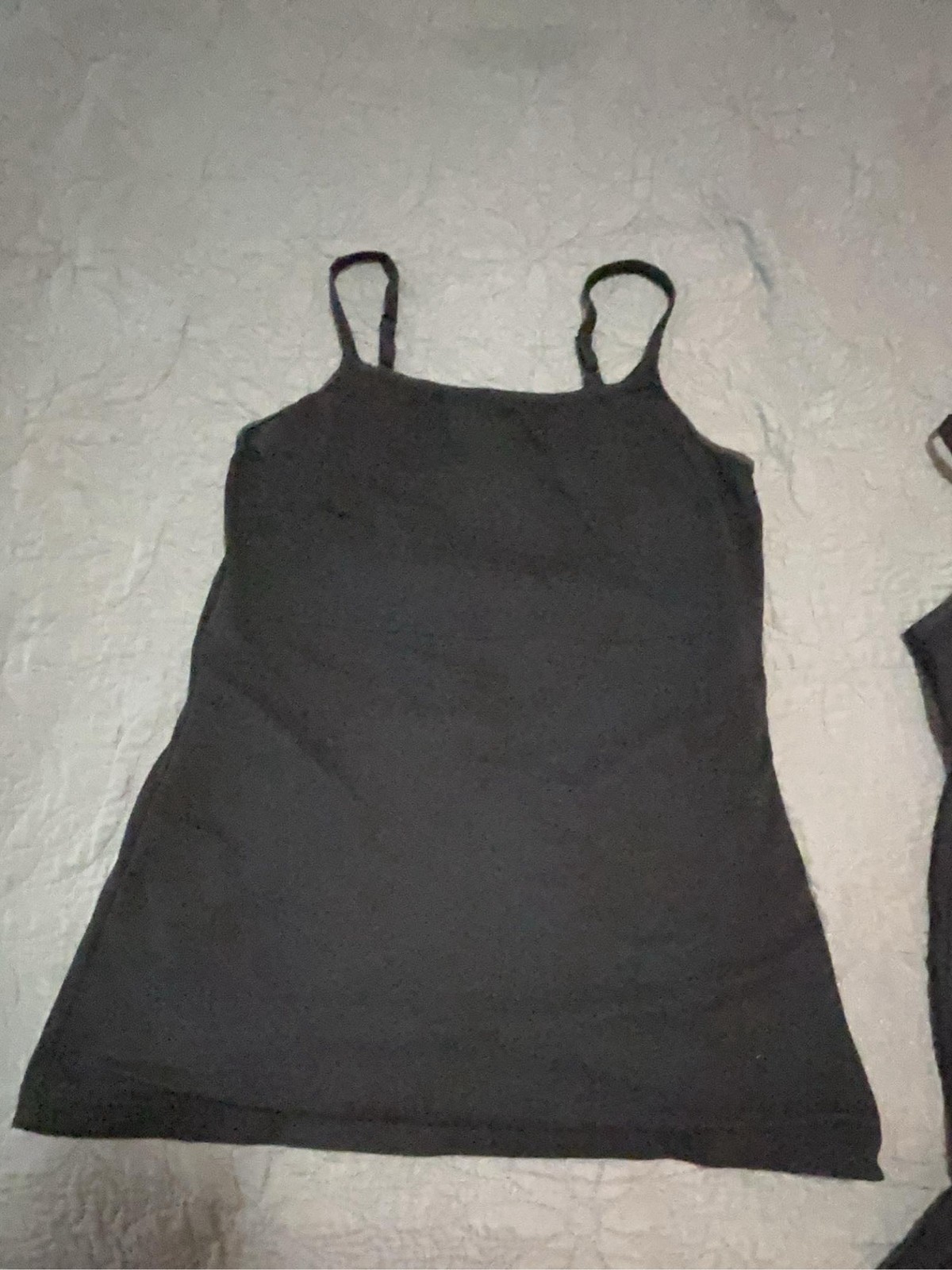Maidenform black built in bra cami