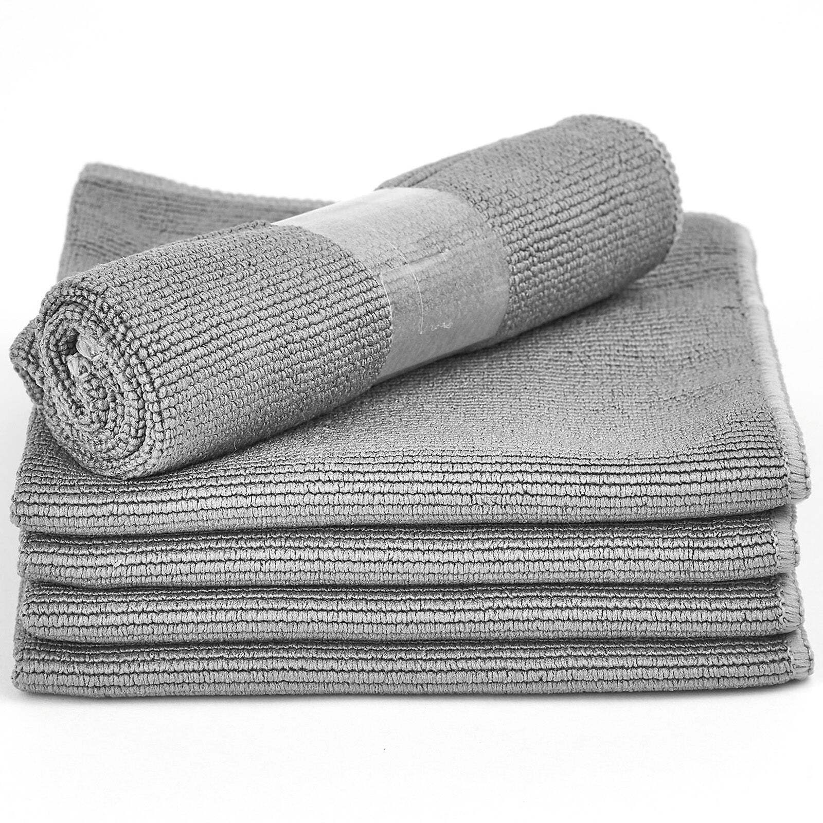 Hudson Hi-Fi Anti-Static Microfiber Record Cleaning Cloths – 5 Pack for Vinyl Re
