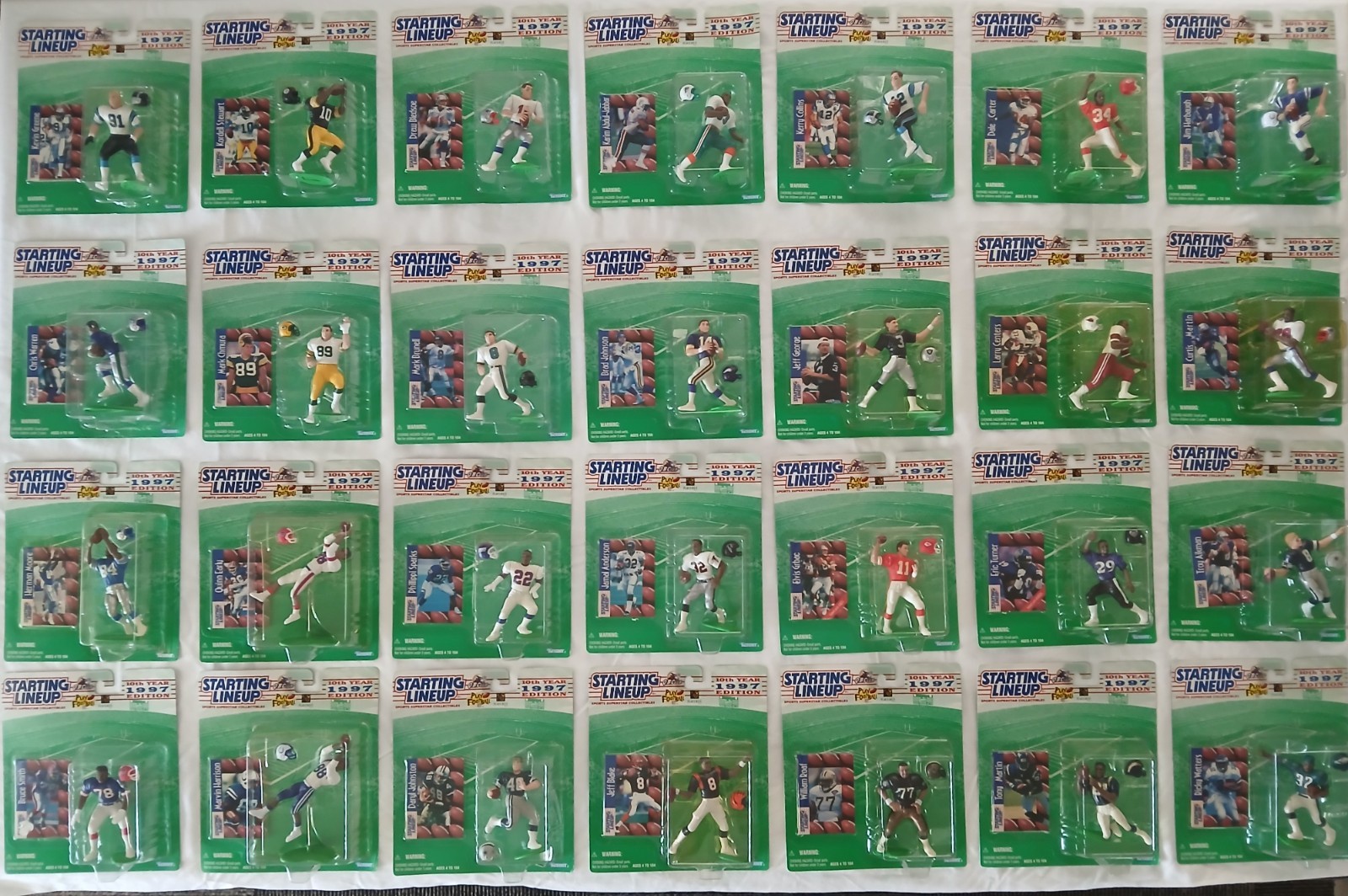 1997 Kenner NFL Starting Lineup Complete 43-Figure Set JCPenney Hall of Famers