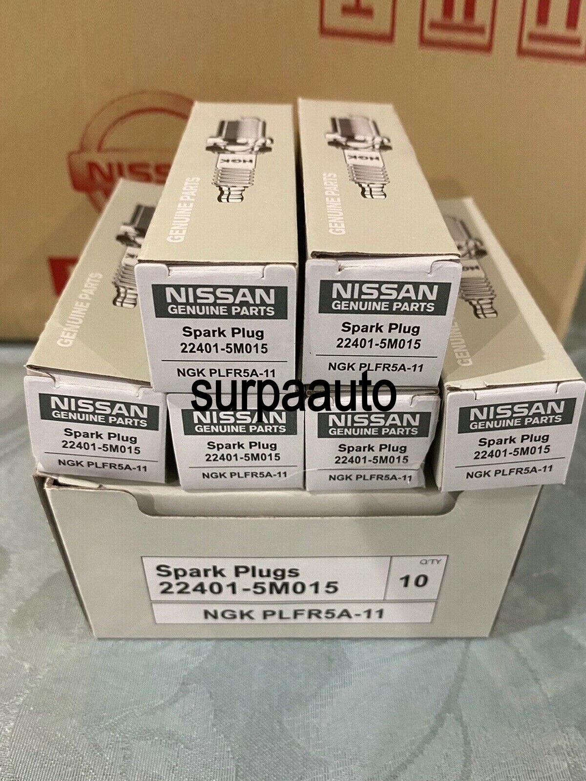 6pc Laser Iridium Spark Plug For 22401-5M015 Infiniti Frontier Maxima Altima