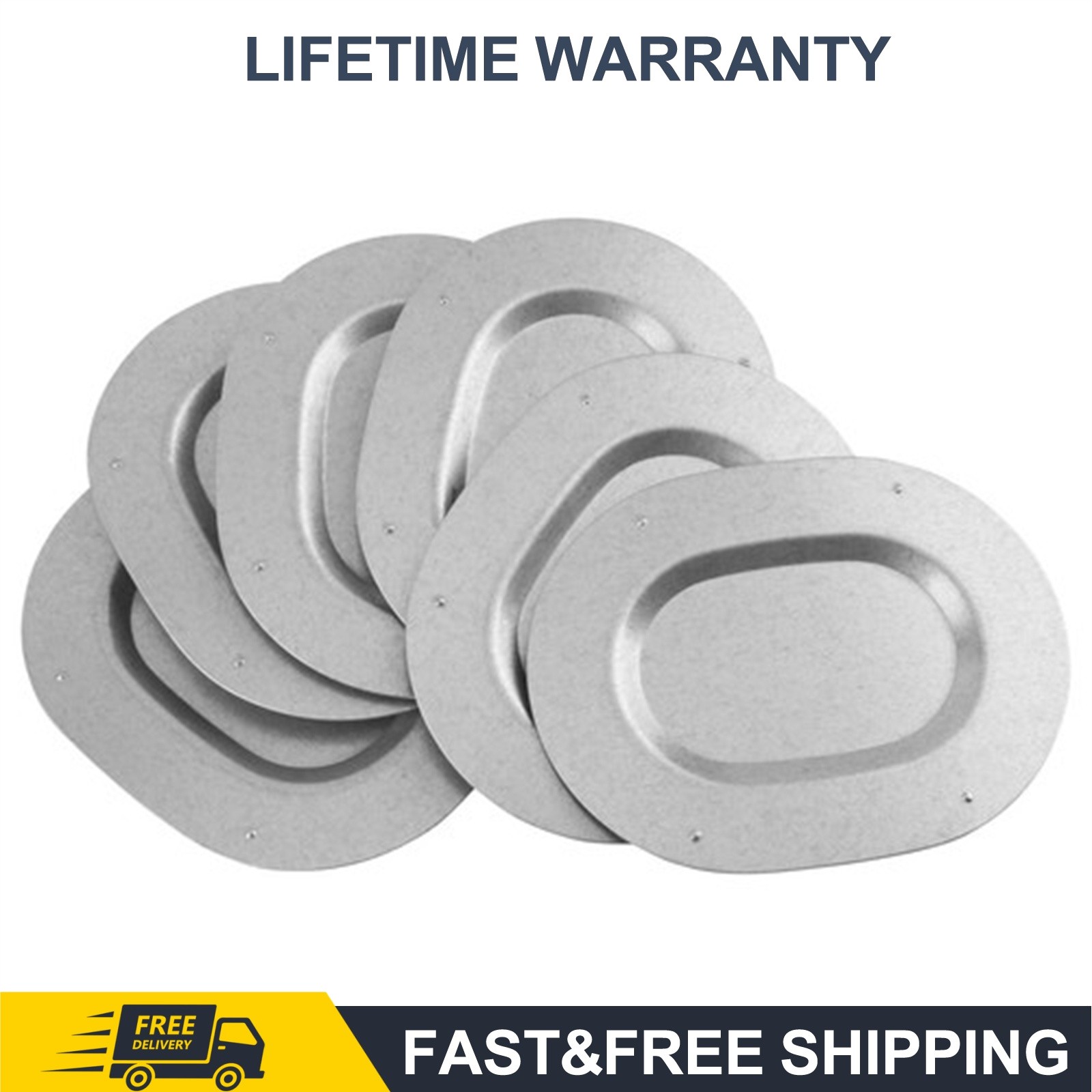 For 1967-1969 Camaro / Firebird Trunk Floor Pan Drain Plugs Set Plate Covers