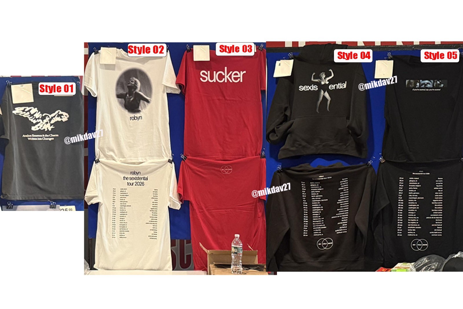 Robyn Sexistential World Tour 2026 T-Shirt or Hoodie Reprint, All Size Gif Fan