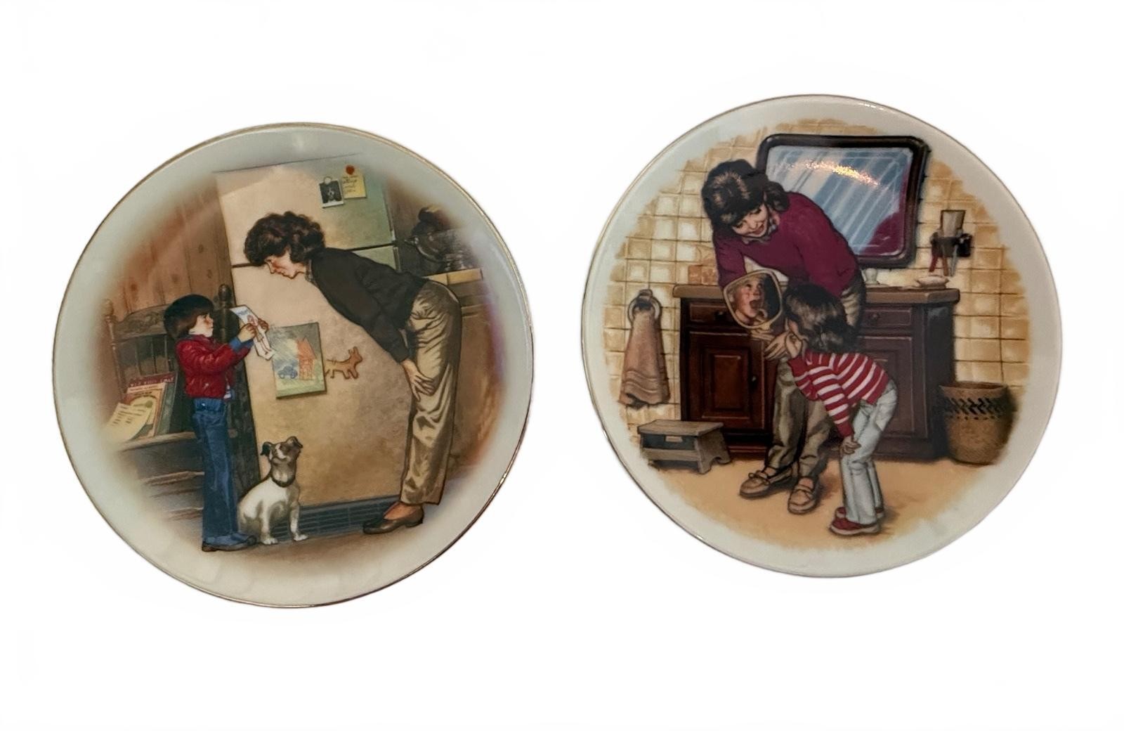 Vintage Avon Tom Newsom Special Memories Mother’s Day Plates 1985 1986 Set of 2 Vintage Avon Tom Newsom Special Memories Mother’s Day Plates 1985 1986 Set of 2