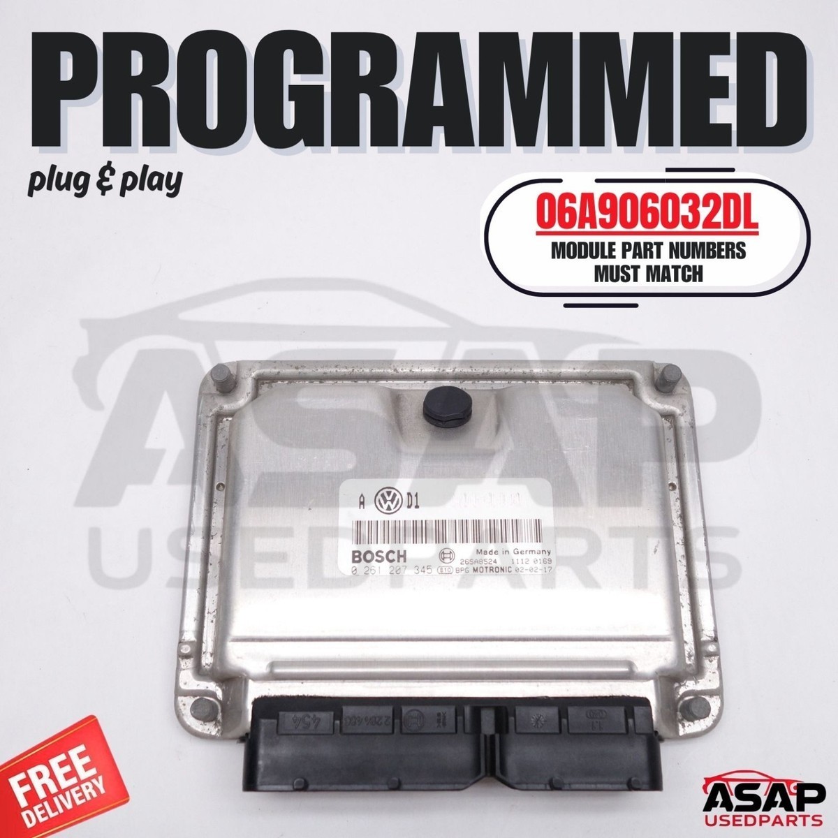 📍 PROGRAMMED PLUG & PLAY ECM ECU 1.8T VW VOLKSWAGEN GOLF JETTA 2001 06A906032DL 📍 PROGRAMMED PLUG & PLAY ECM ECU 1.8T VW VOLKSWAGEN GOLF JETTA 2001 06A906032DL