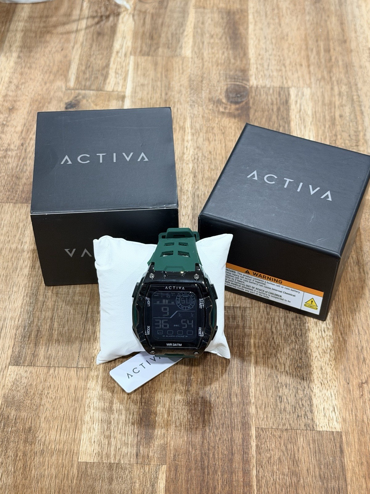 Invicta Presents Activa X Digital Men\'s Watch - 46mm. Army Green (ACW8130-003)