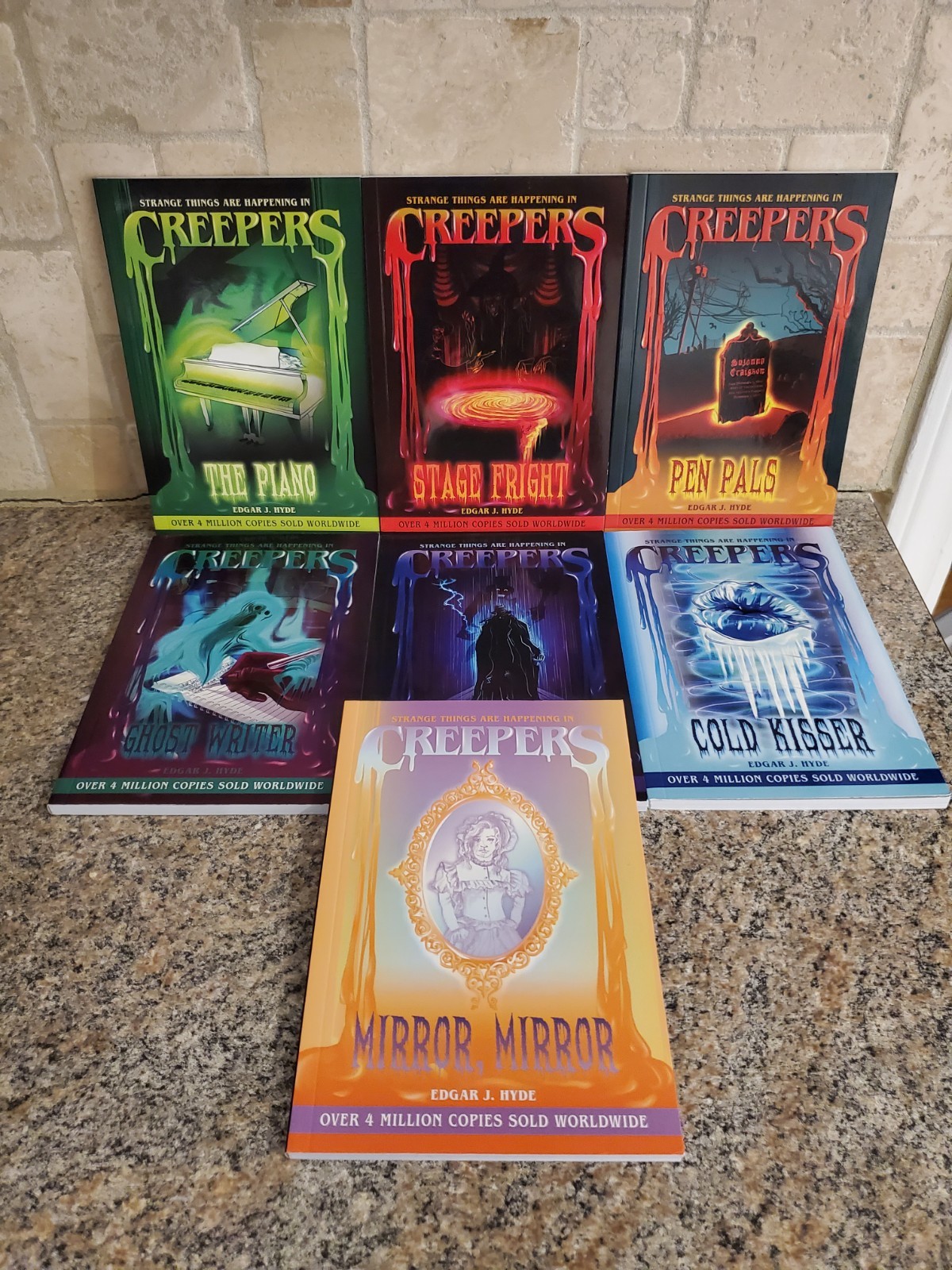 Creepers by Edgar J. Hyde Young Reader Spooky Paperback Lot 1 2 3 5 6 8 10