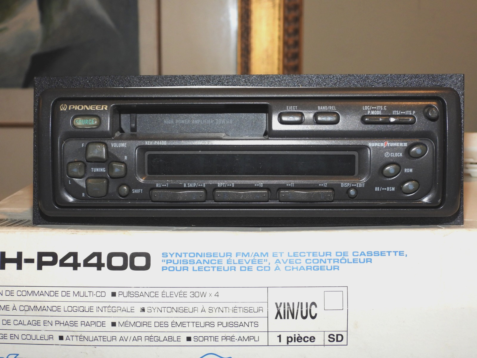 Pioneer KEH-P4400 Car Radio & Cassette Tape Player WITH FACE Removable TESTED Pioneer KEH-P4400 Car Radio & Cassette Tape Player WITH FACE Removable TESTED
