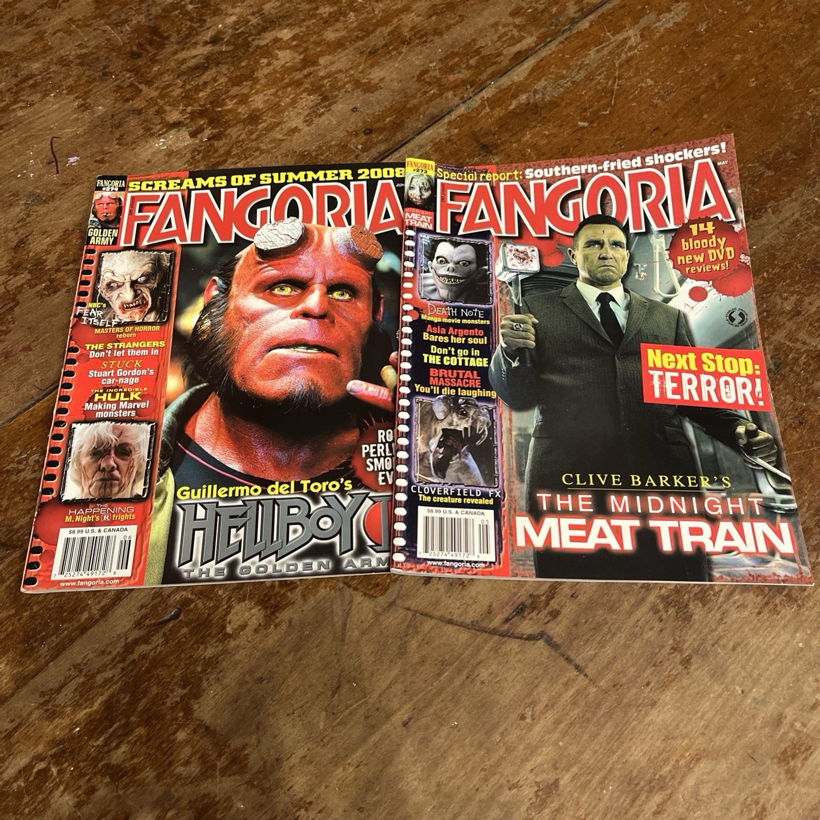 Fangoria #274 & #273 Horror Film Fan Magazines Lot Of 2 Great Condition