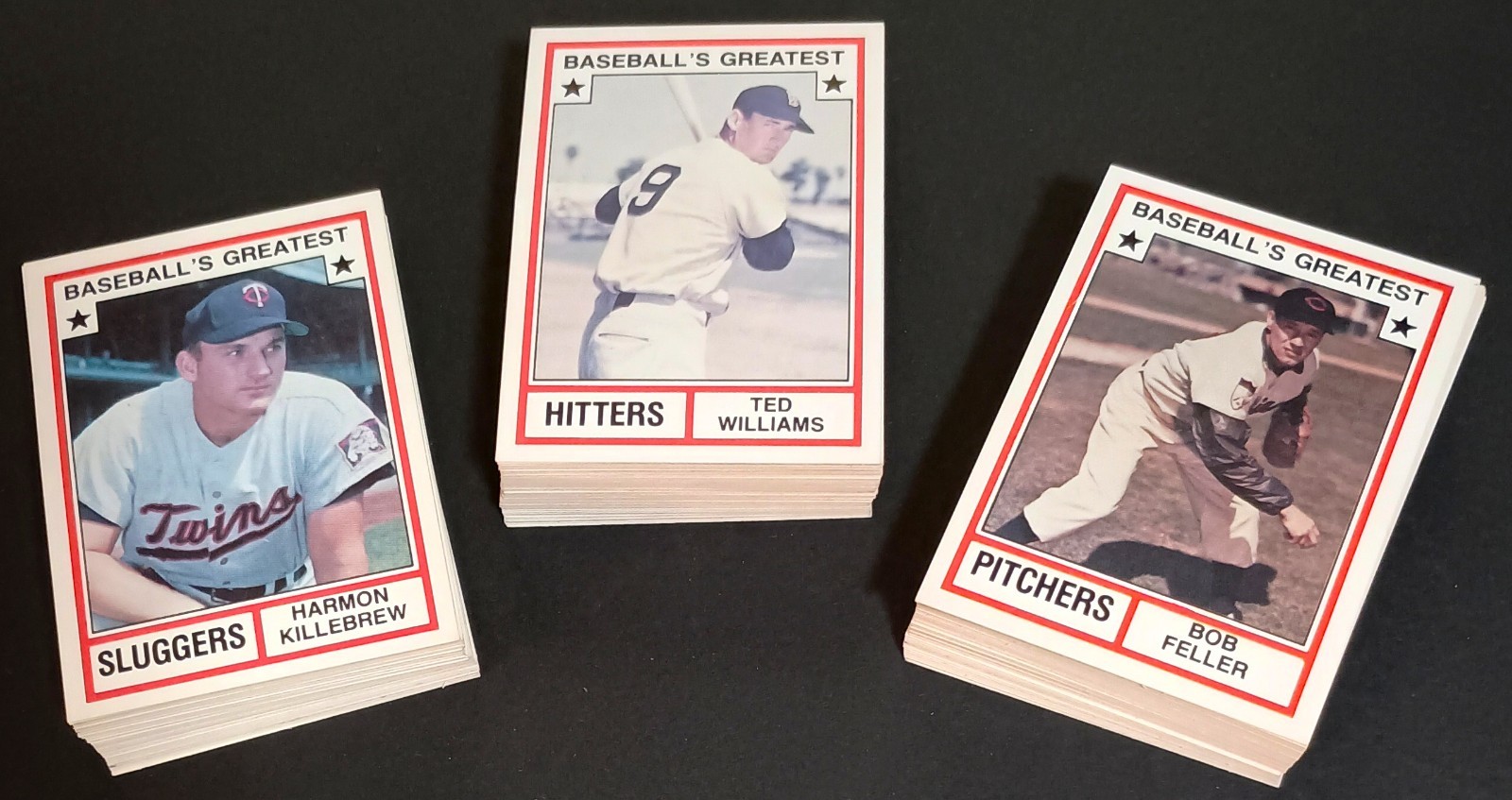 1982 TCMA Baseball\'s Greatest 135-Card Set Sluggers Hitters Pitchers White Backs