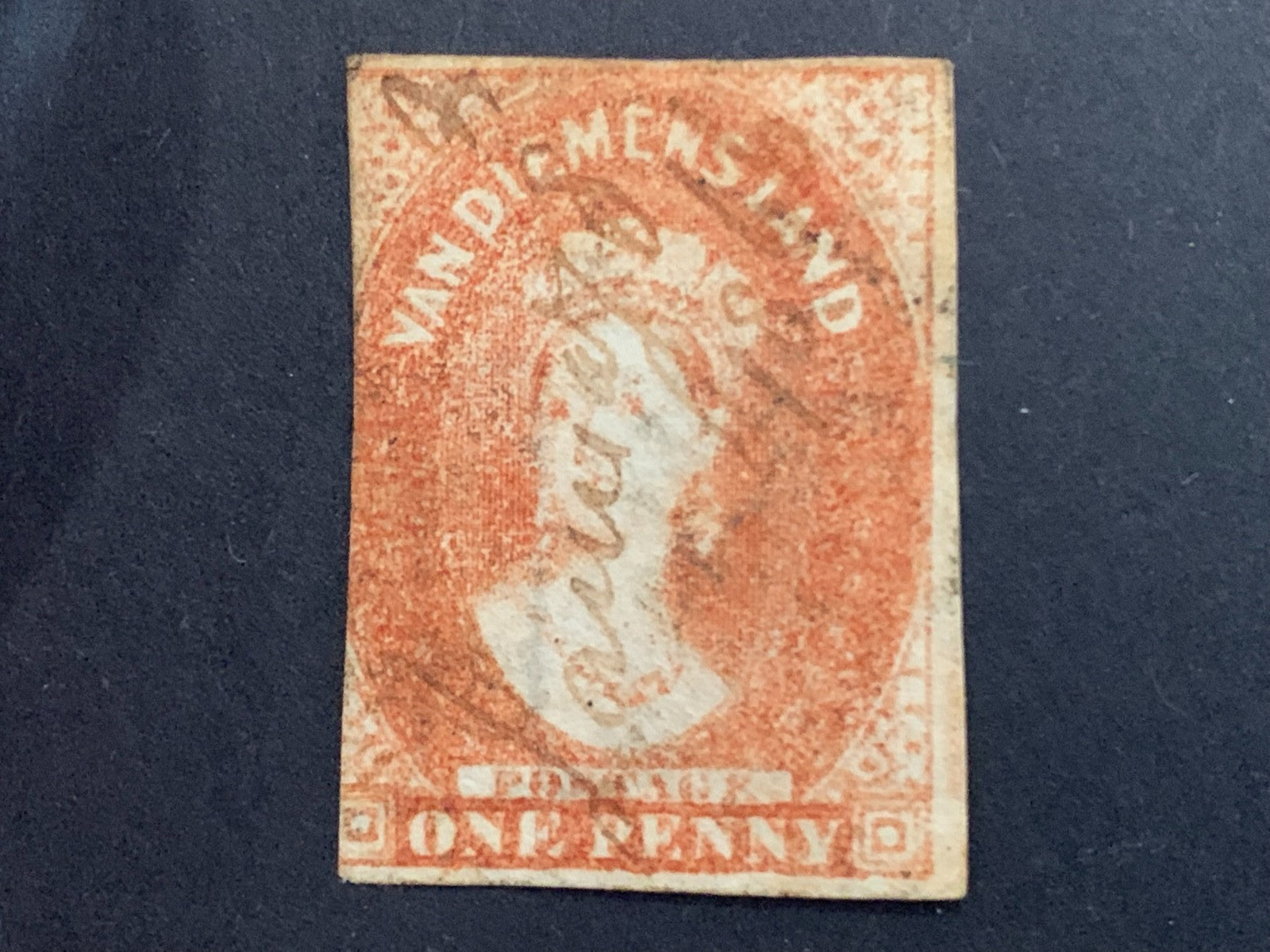 Australia - Tasmania (Van Diemens Land) - 1855-64 - Imp - Brown - 1d Australia - Tasmania (Van Diemens Land) - 1855-64 - Imp - Brown - 1d