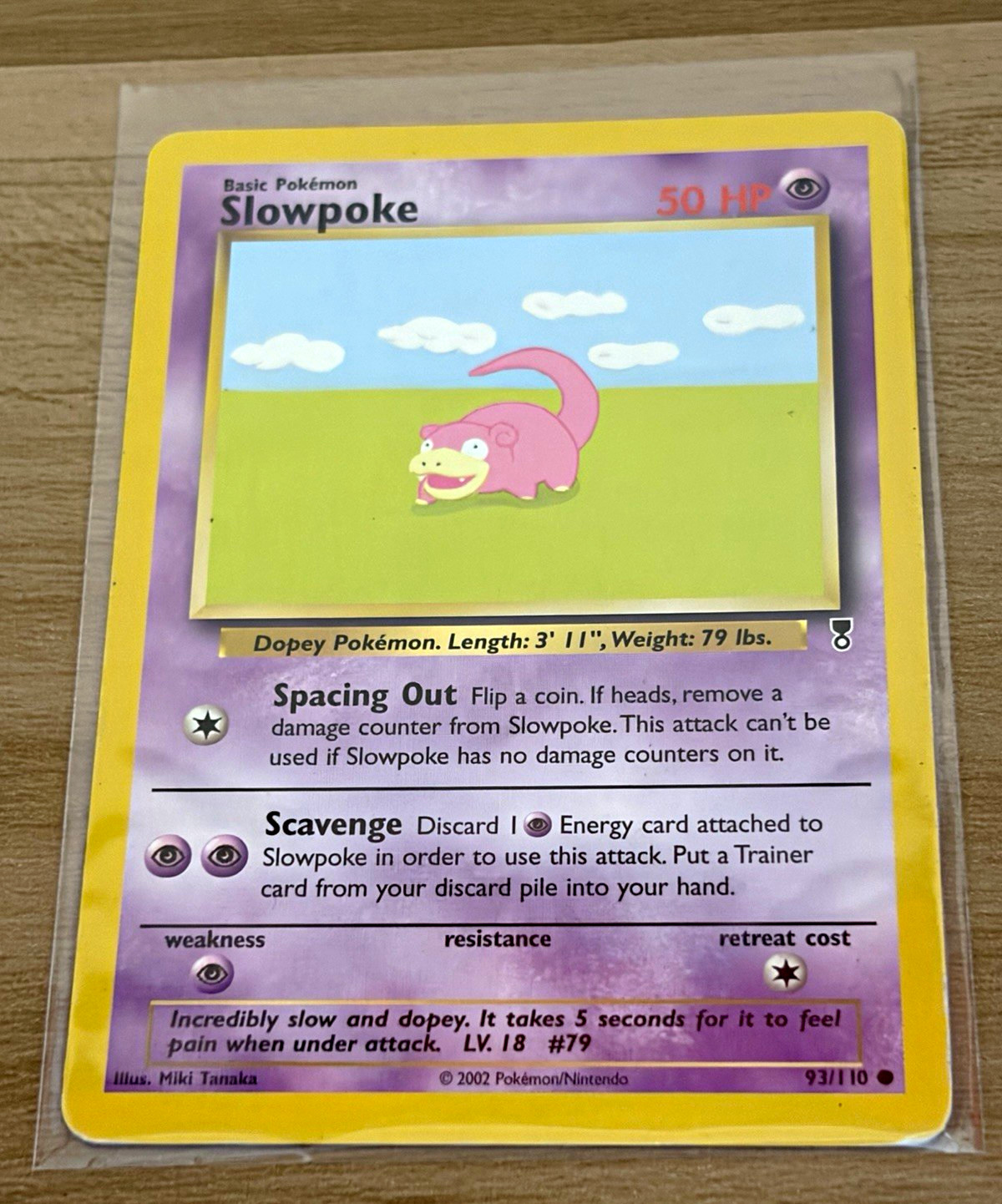 Pokemon TCG Slowpoke 93/110 Pokemon TCG Slowpoke 93/110