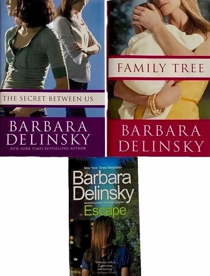 Barbara Delinsky book lot 3 books hardcover romance novels Secret Between Us EUC