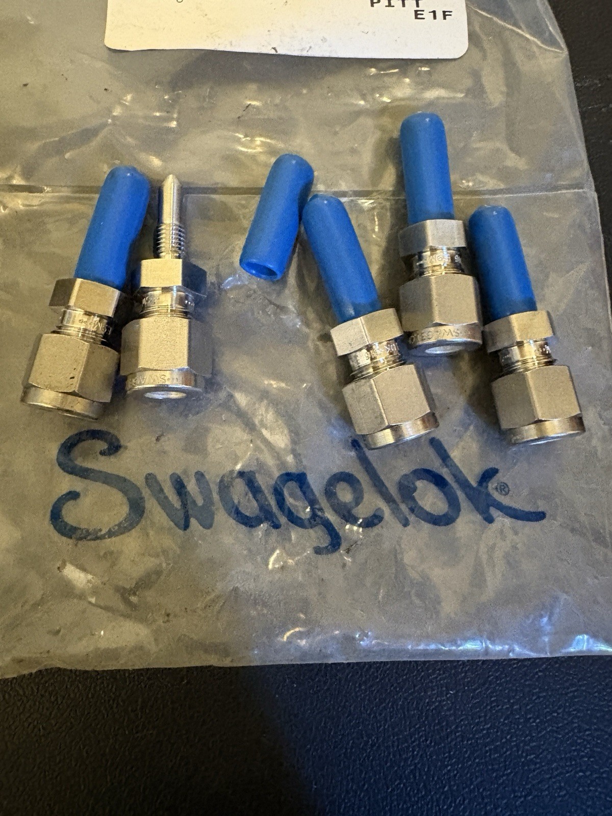 Swagelok SS-400-1-0257 DP Calibration Fittings 1/4-28 316 SS Lot of 5