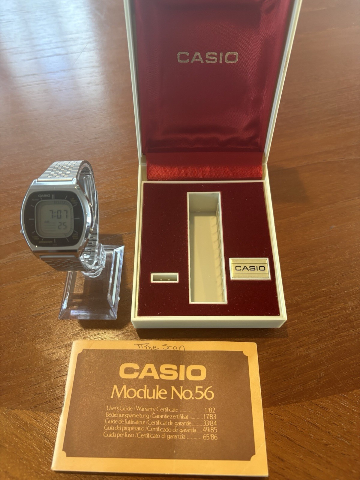 VINTAGE 1980 ERA CASIO TIME-SCAN (56QS-38) – EXCELLENT TIME-CAPSULE CONDITION