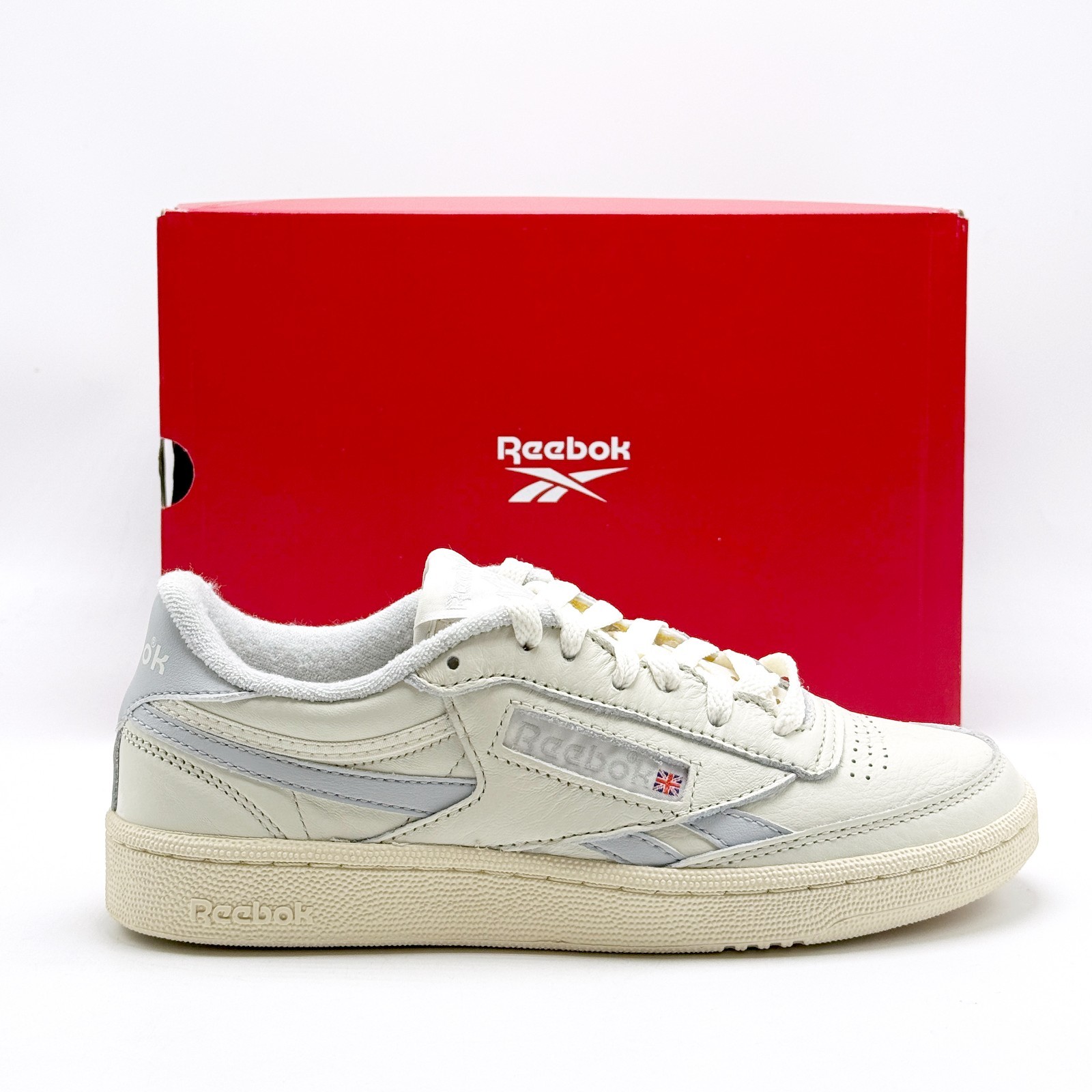 *NEW* UNISEX Reebok Club C Revenge Vintage Shoes CHALK / GREY (100233963) 👍