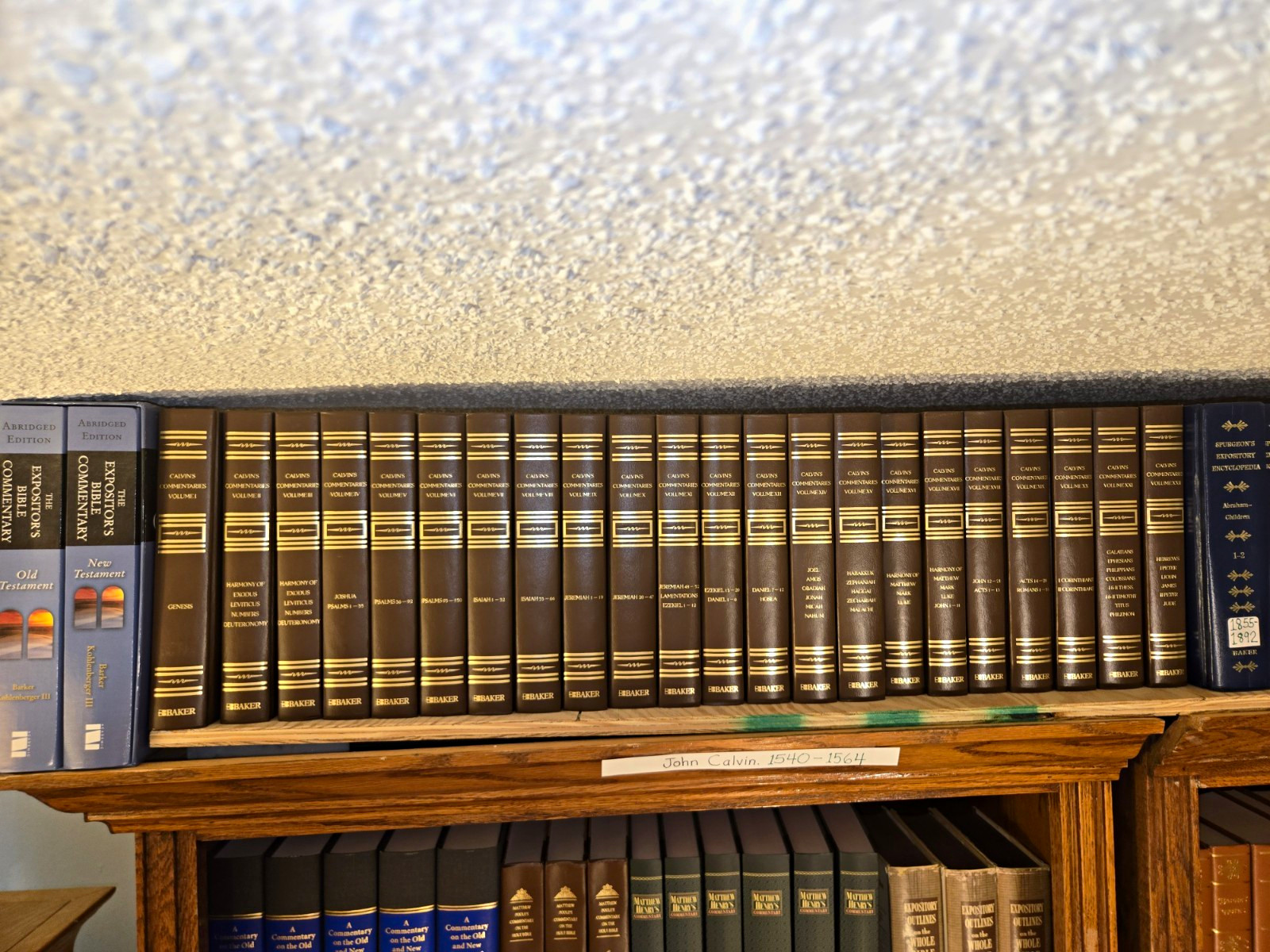 John Calvin Calvin\'s Commentaries 22 Vol HC Abridged Ed Baker Books 2005