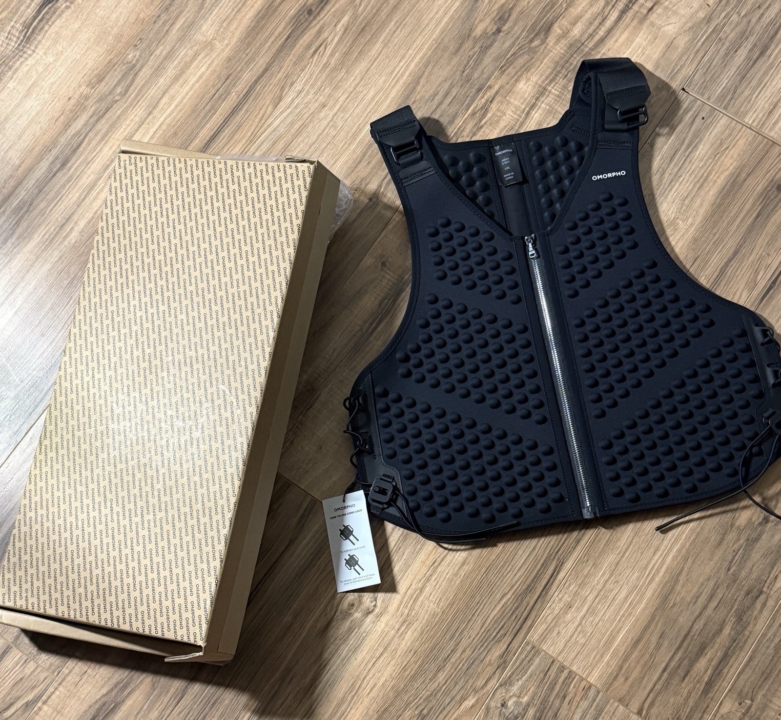Omorpho Men’s G-Vest OG L/XL Black Weight Vest Training Walking 10 Lbs