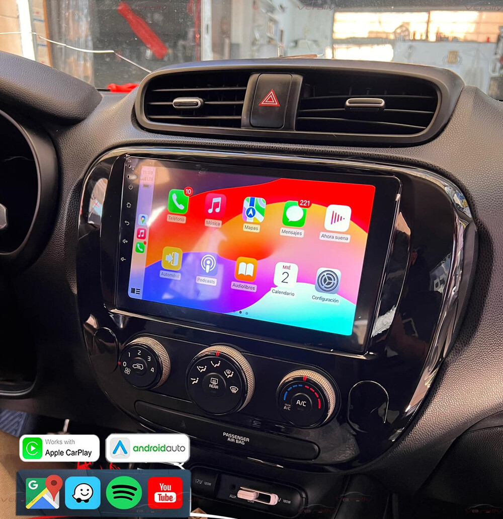 For 2013-2019 KIA Soul Wireless Apple Carplay Car Radio Android 15 Navi GPS Play
