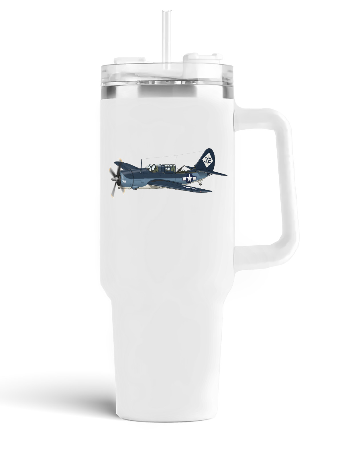 Curtiss SB2C Helldiver Stainless Steel Quencher Tumbler  40oz.