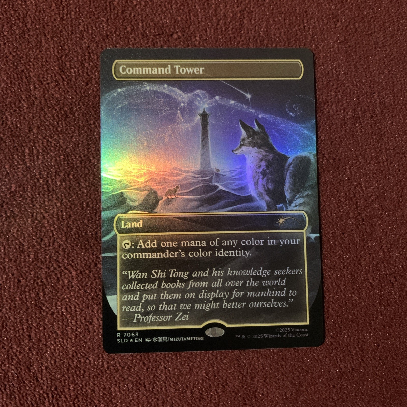 Command Tower (7063) (Rainbow Foil) Secret Lair Drop Foil Command Tower (7063) (Rainbow Foil) Secret Lair Drop Foil
