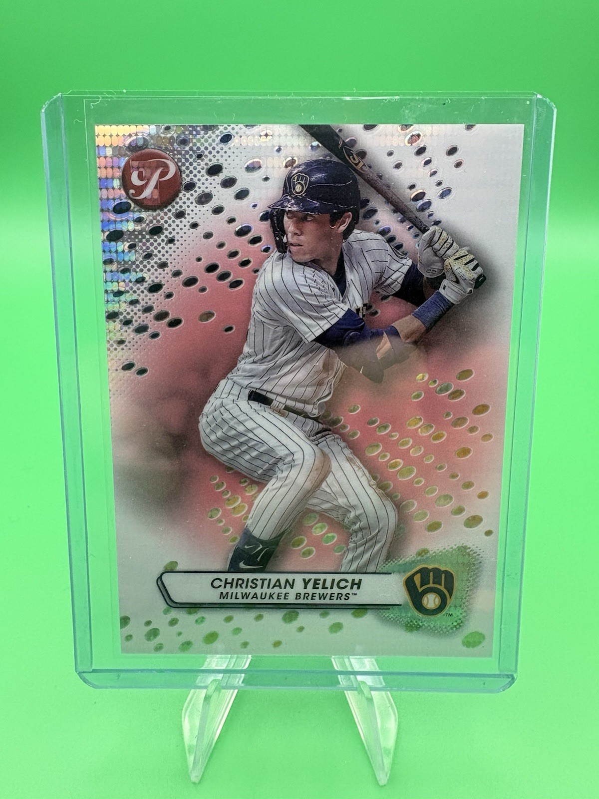 2023 Topps Pristine - Christian Yelich #8 Pink Refractor /15