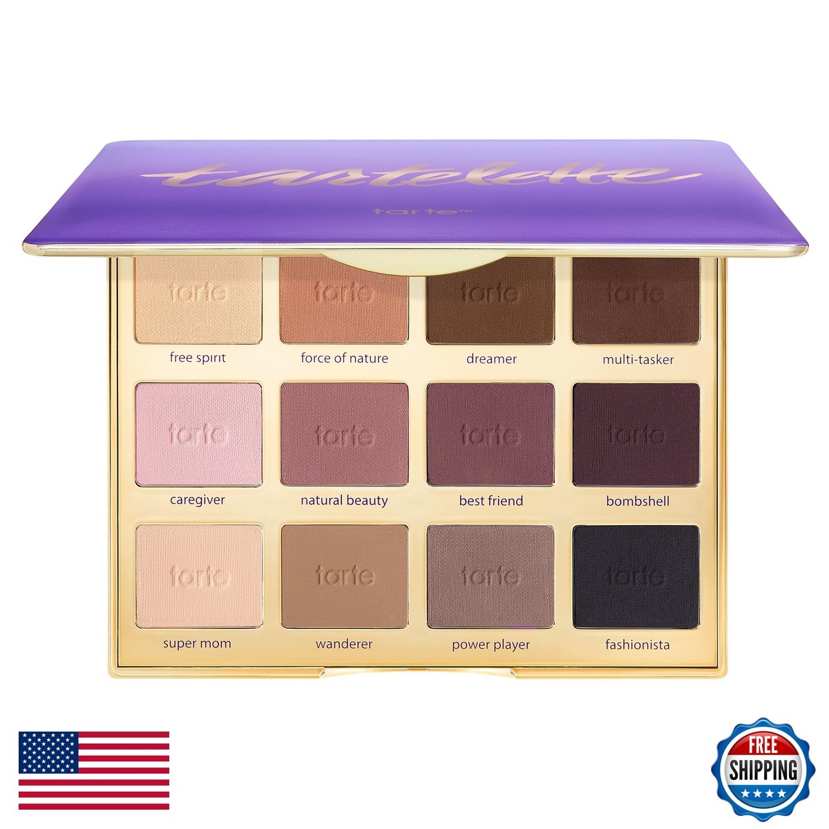 tarte tartelette matte Amazonian clay palette Full Size Eyeshadow Palette