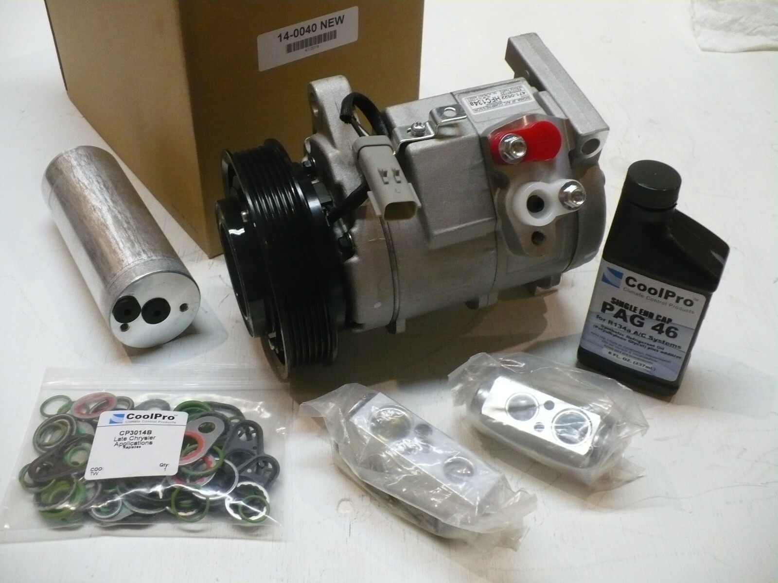 14-0040 A/C AC Compressor Kit For 2001-2003 Town & Country (3.3L 3.8L)