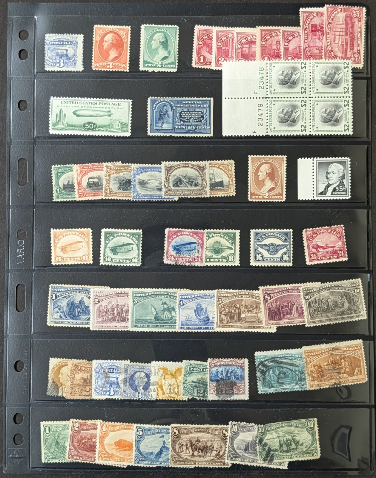 US Stamps Sweepings and Remainder Collection Lot of 10 Albums, Folders, Etc