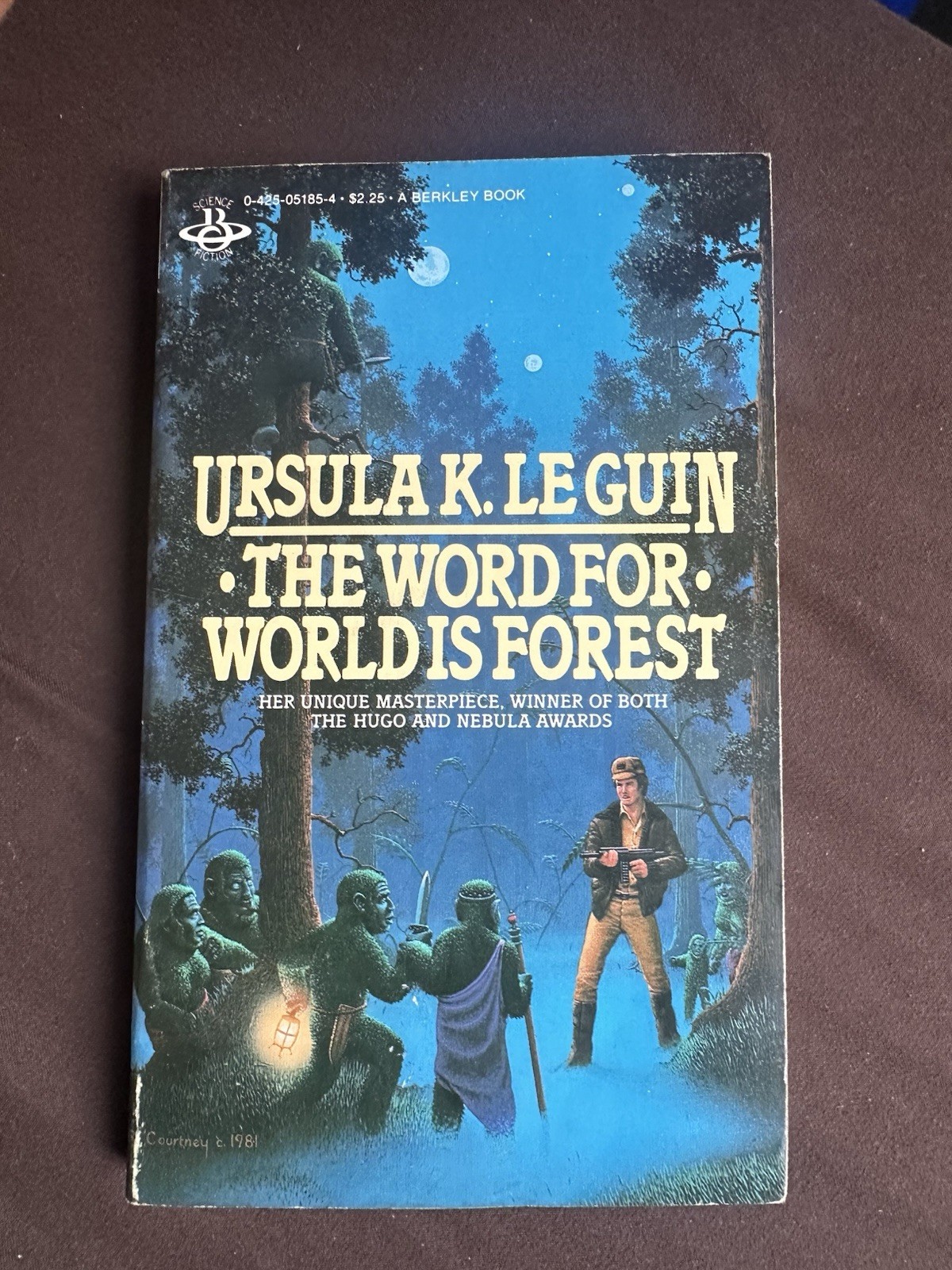 The Word For World is Forest  by Ursula K Le Guin Berkley PB 1982 Vtg
