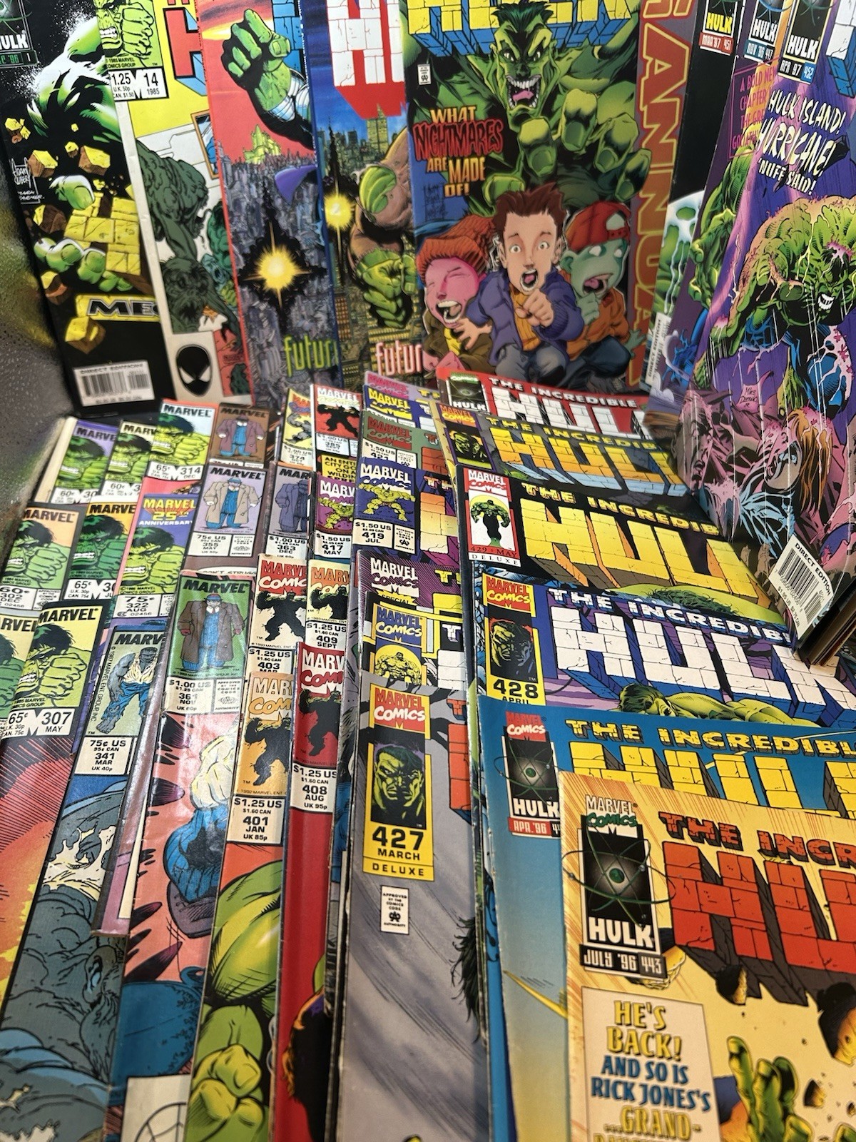 The Incredible Hulk Comics Lot 40  Mostly Modern Books Minor Keys To Fill Runs