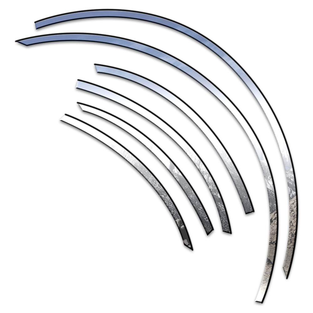 6p Luxury FX Chrome Fender Trim w/Gasket fit for 2010-2017 Chevy Equinox
