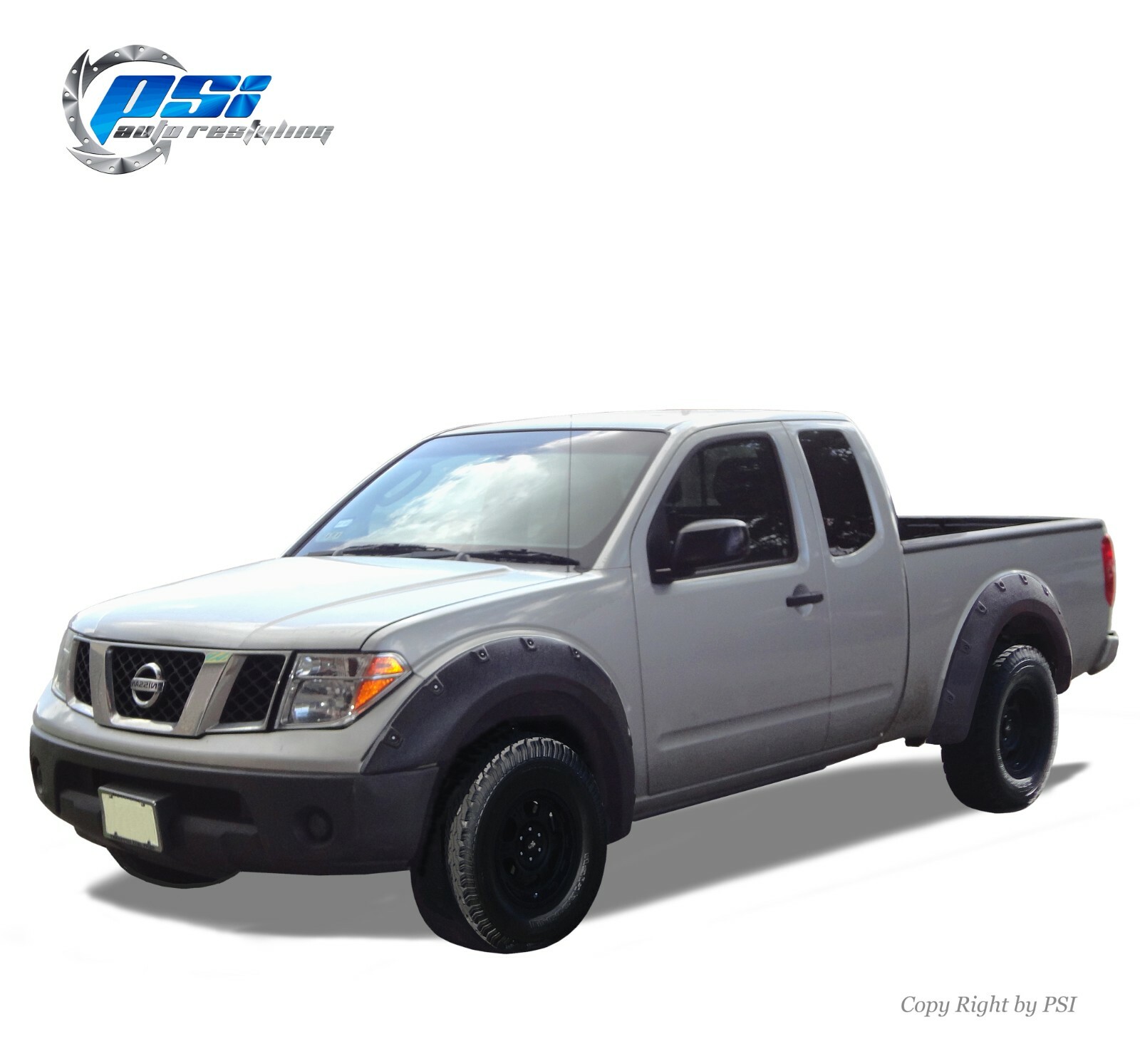 Paintable Pop-Out Bolt Fender Flares Fits Nissan Frontier 06-20 ; 6'1