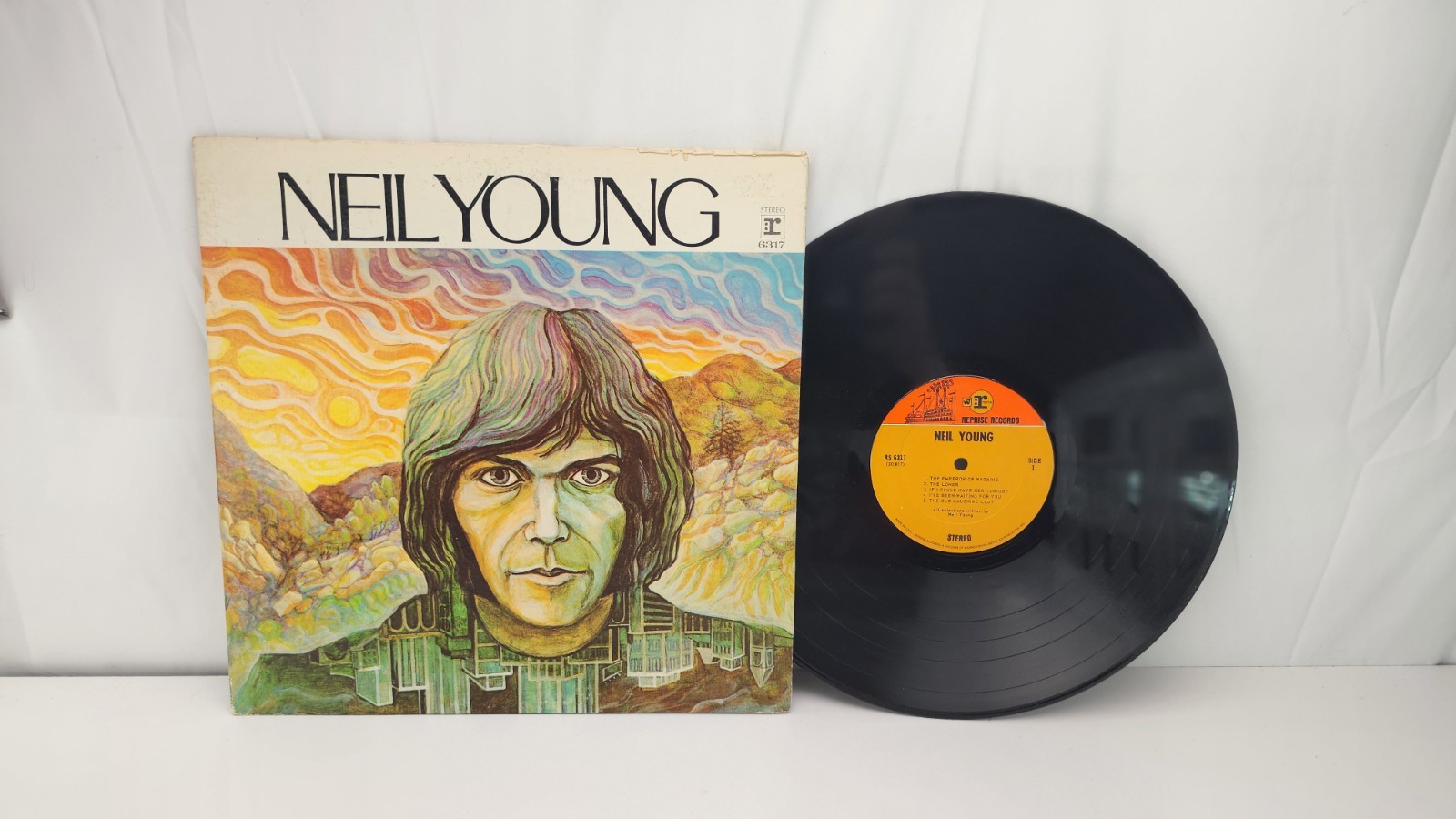 Neil Young Self Titled LP 1969  Original 1969 Pressing Gatefold Terre Haute