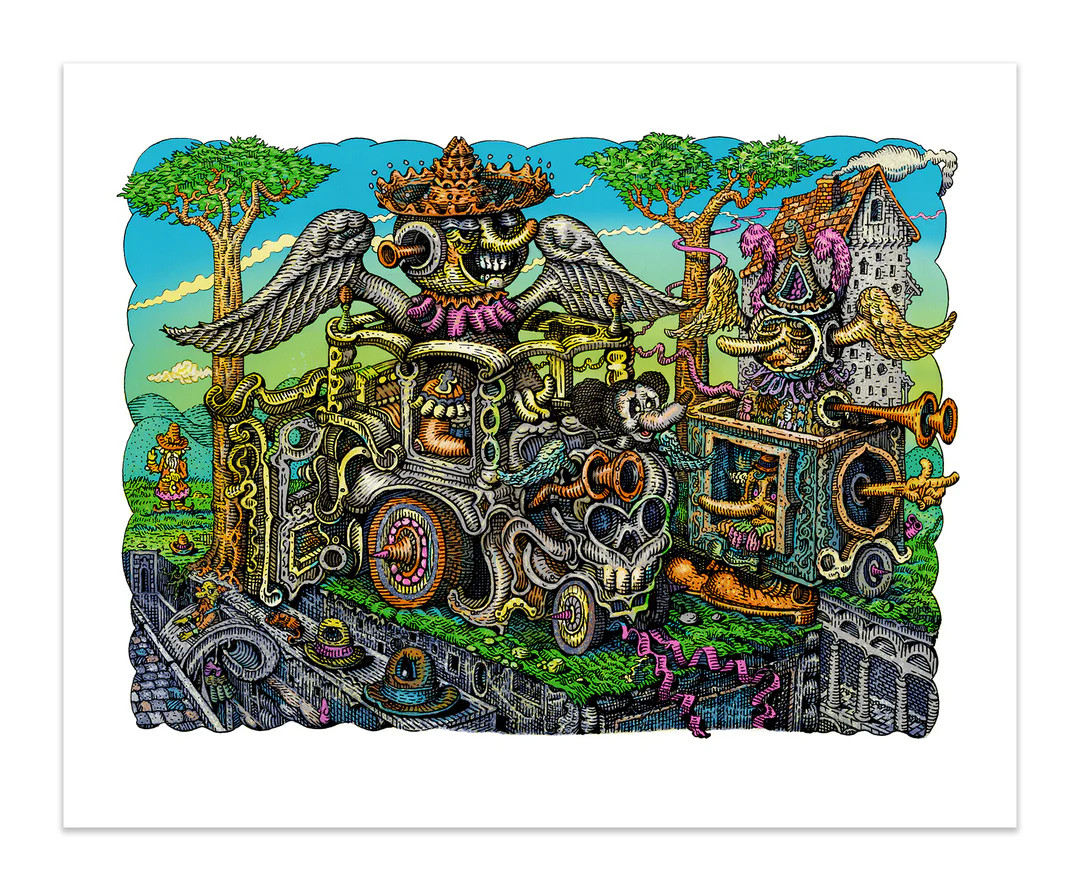 David Welker The Send Off 20x16 Art Print 2024 Signed Beinart Gallery #/150