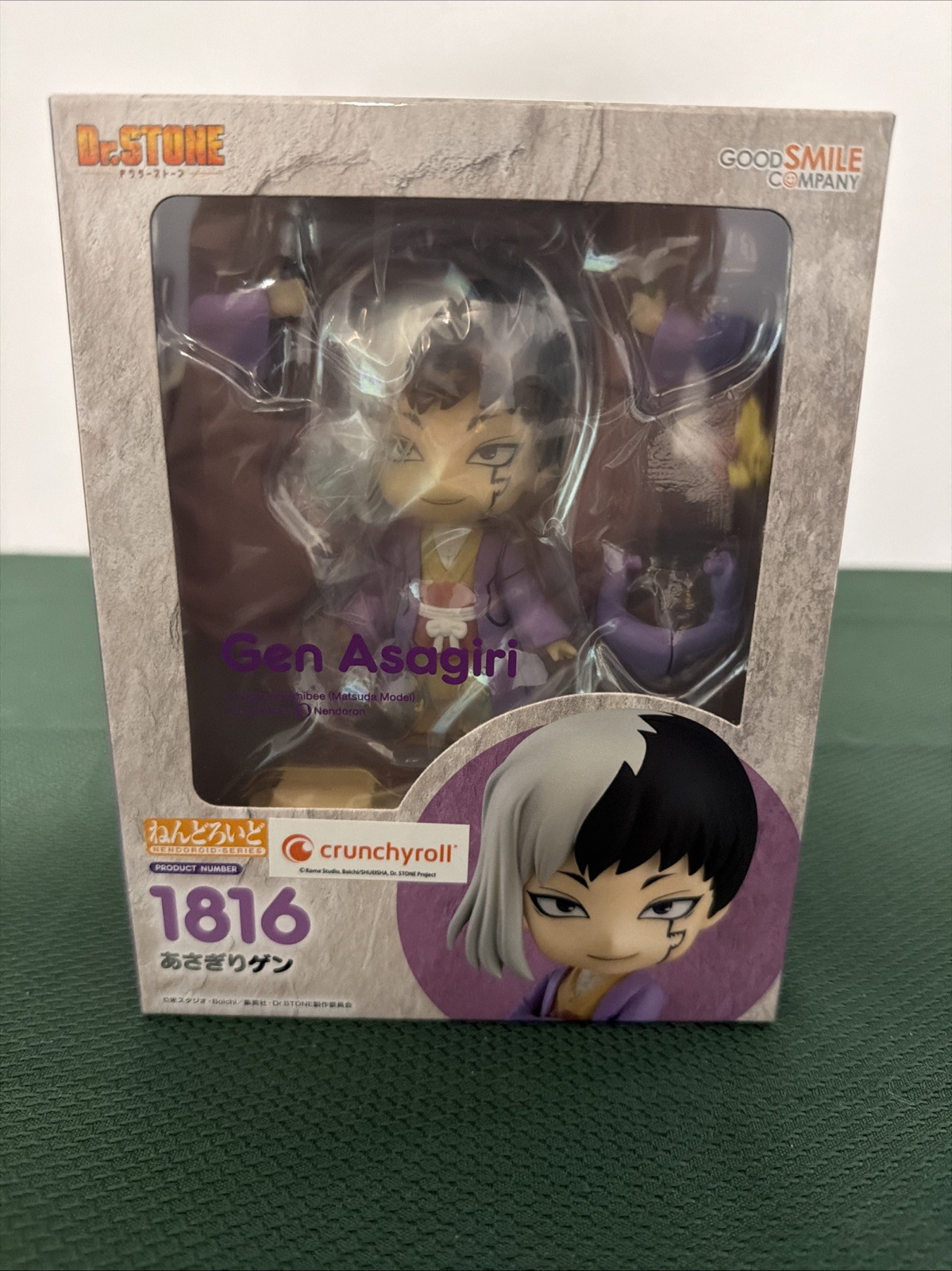 GSC Dr. Stone Nendoroid 1816 Gen Asagiri USA Seller In Stock Wow New GSC Dr. Stone Nendoroid 1816 Gen Asagiri USA Seller In Stock Wow New