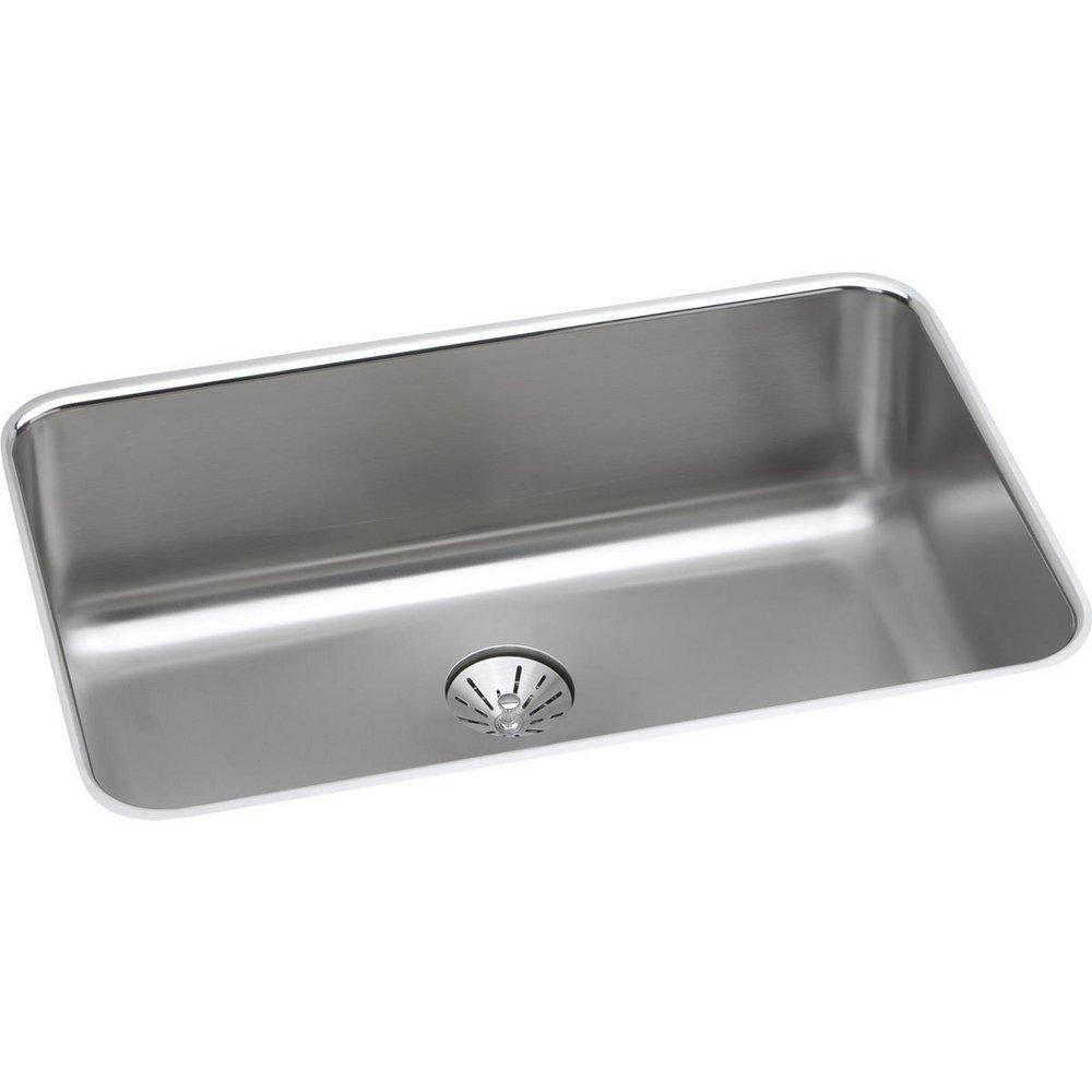 Elkay ELUH2416PD Lustertone 26.5x18.5 SS Single Bowl Undermount Elkay ELUH2416PD Lustertone 26.5x18.5 SS Single Bowl Undermount