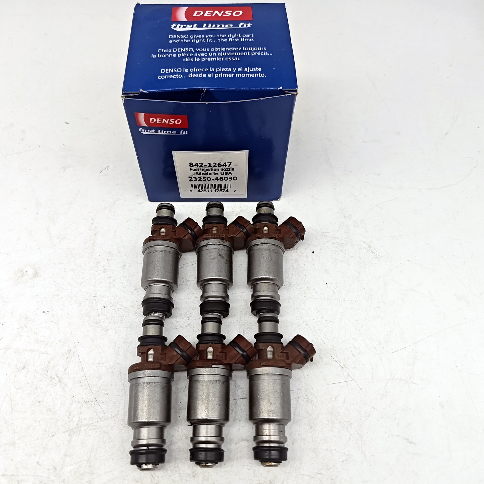 6Pcs Denso Fuel Injectors Fits For Supra GS300 SC300 23250-46030