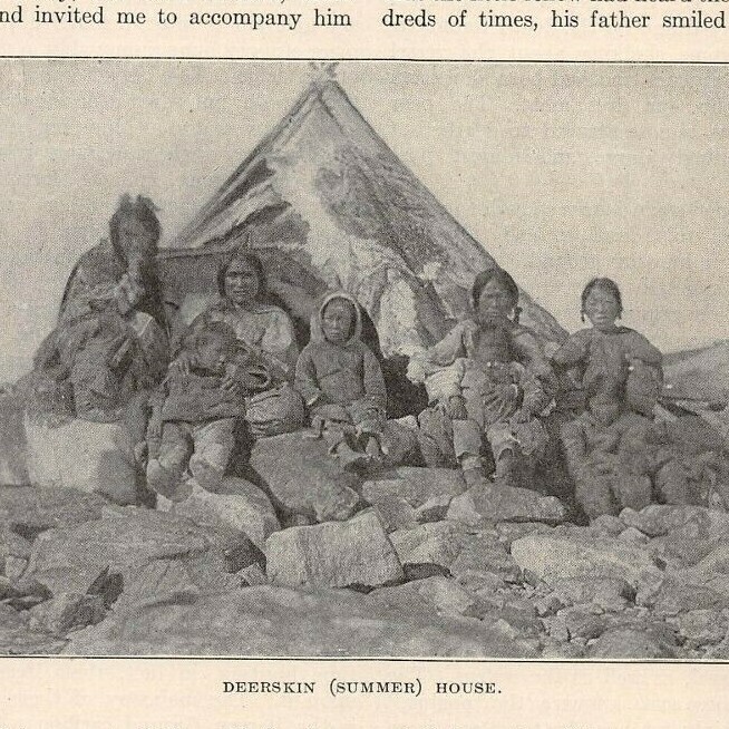antique 1901 Hudson Bay HUNTING with the Aivilik, Inuit Canadian Arctic Tribe antique 1901 Hudson Bay HUNTING with the Aivilik, Inuit Canadian Arctic Tribe