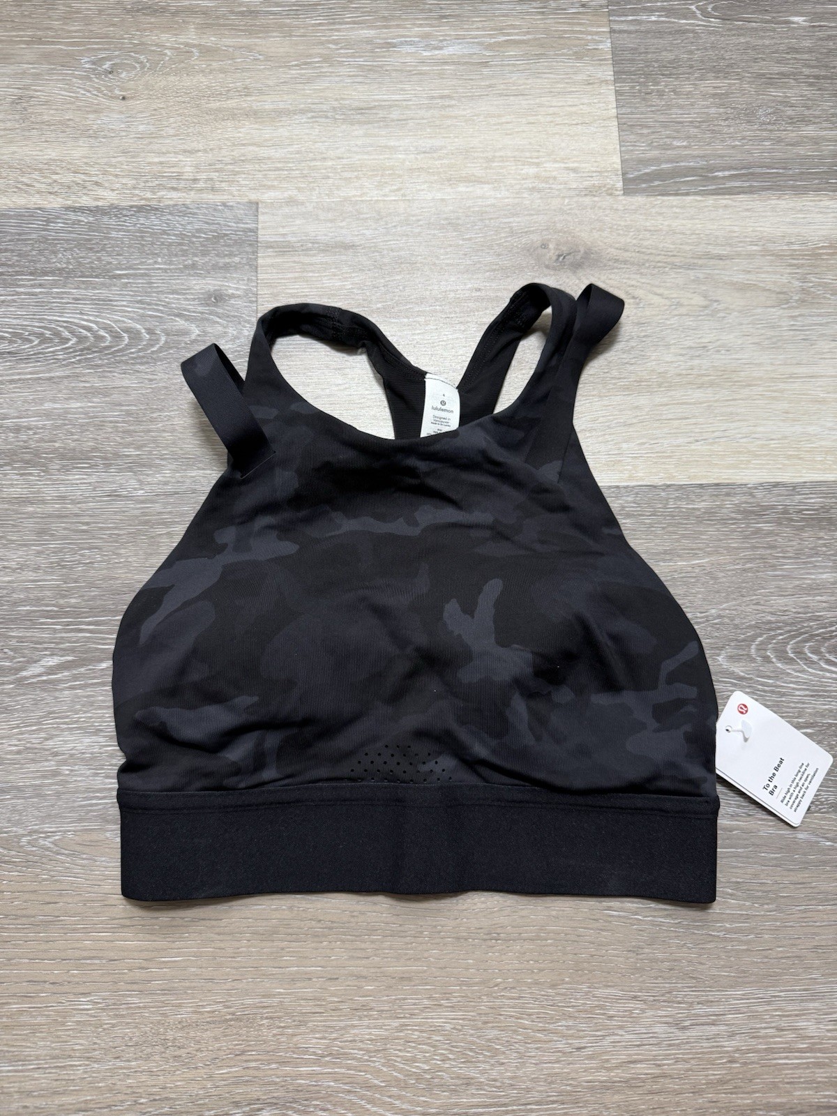 Lululemon To The Beat Bra - Incognito Camo Grey / Size 6 Lululemon To The Beat Bra - Incognito Camo Grey / Size 6