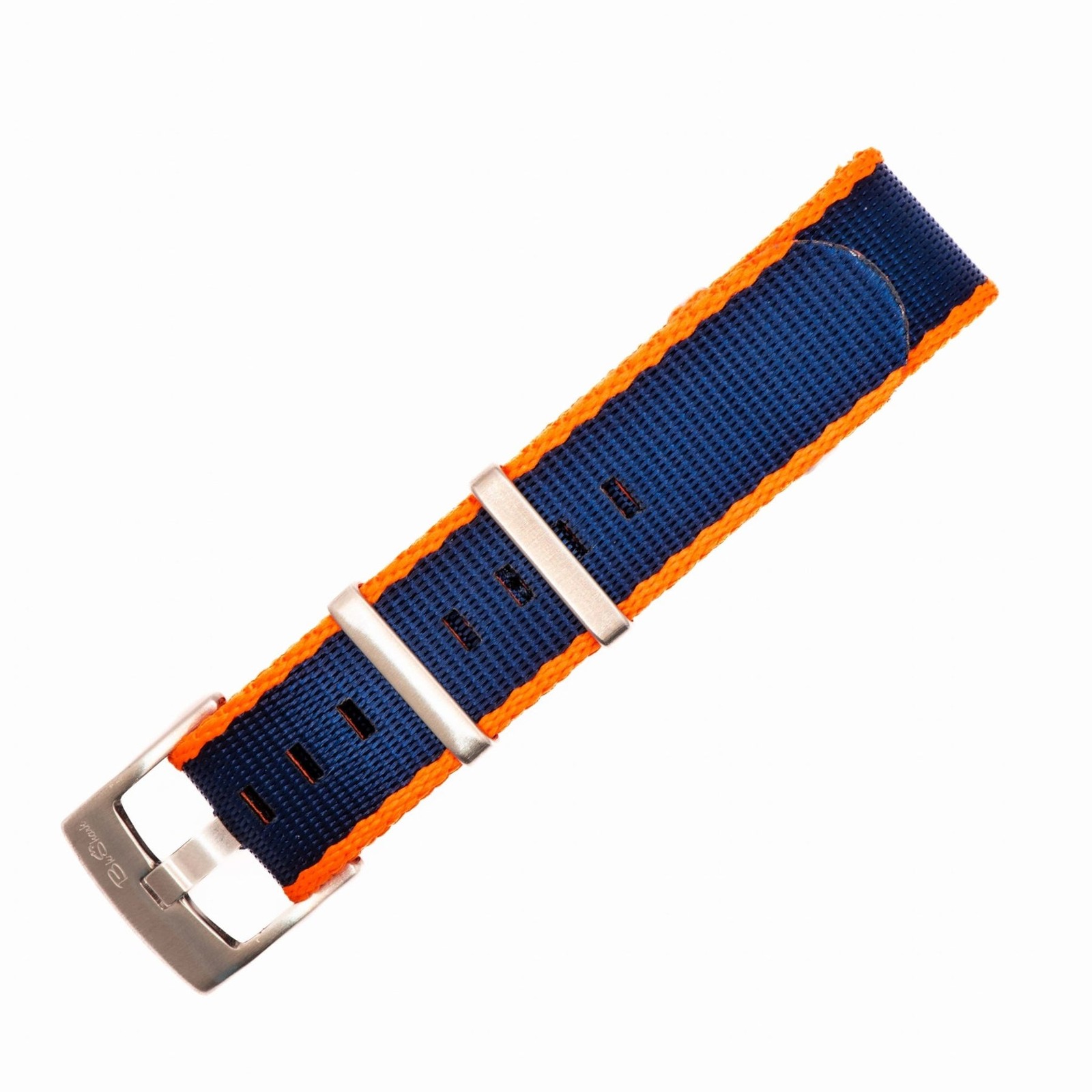 BluShark AlphaShark Rugged Nylon MilitaryStyle Watch Band Brushed Buckle 20/22mm
