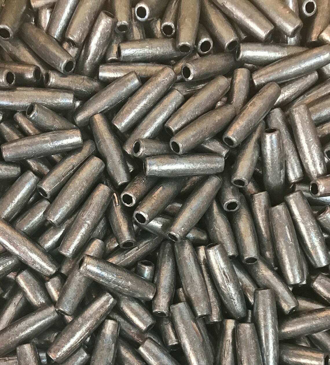 10 Pound Lot (160 pieces) Lead Fishing Sinkers - Cast Net Weights - Size #16 10 Pound Lot (160 pieces) Lead Fishing Sinkers - Cast Net Weights - Size #16