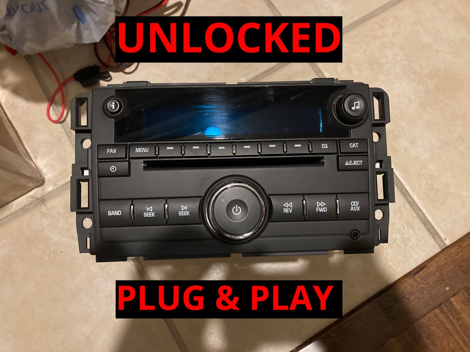 07-13 gm navigation radio unlock service