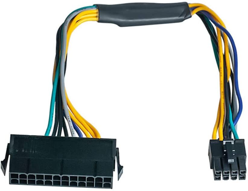 24-Pin to 8-Pin ATX Power Supply Adapter Cable for Dell Optiplex 9020 3020 7020 24-Pin to 8-Pin ATX Power Supply Adapter Cable for Dell Optiplex 9020 3020 7020